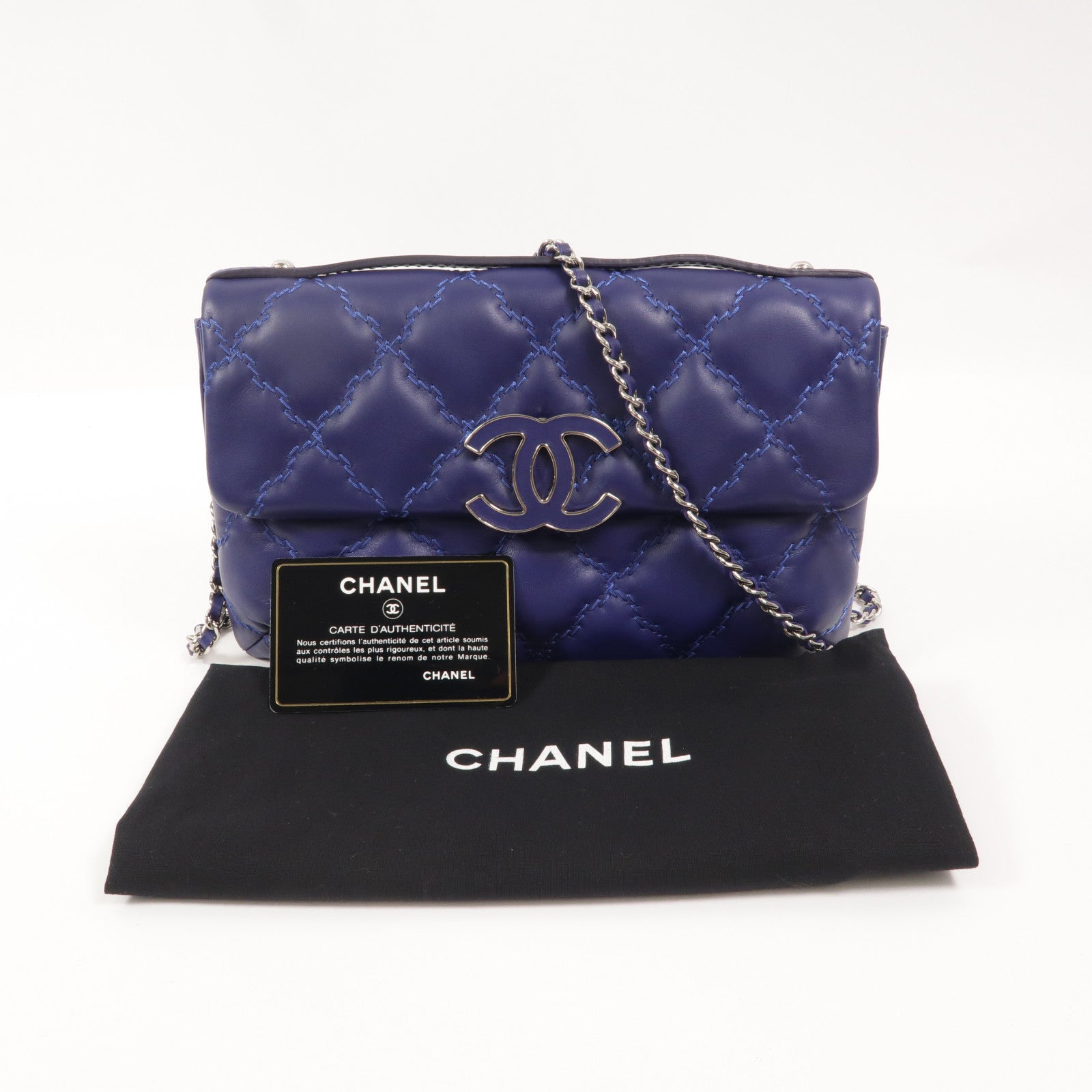 CHANEL 羊皮皮革Chain Shoulder鏈帶肩背袋