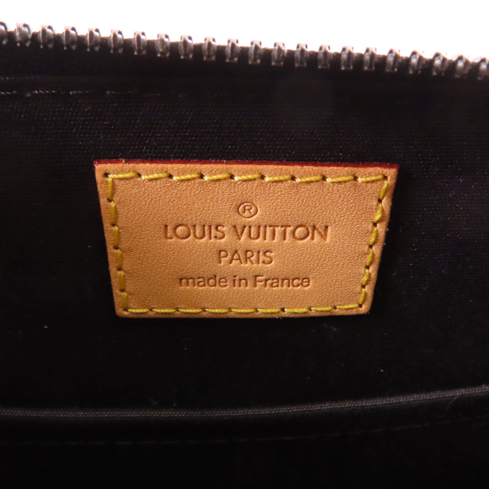 LOUIS VUITTON Monogram Vernis Alma BB銀扣手挽肩背兩用袋