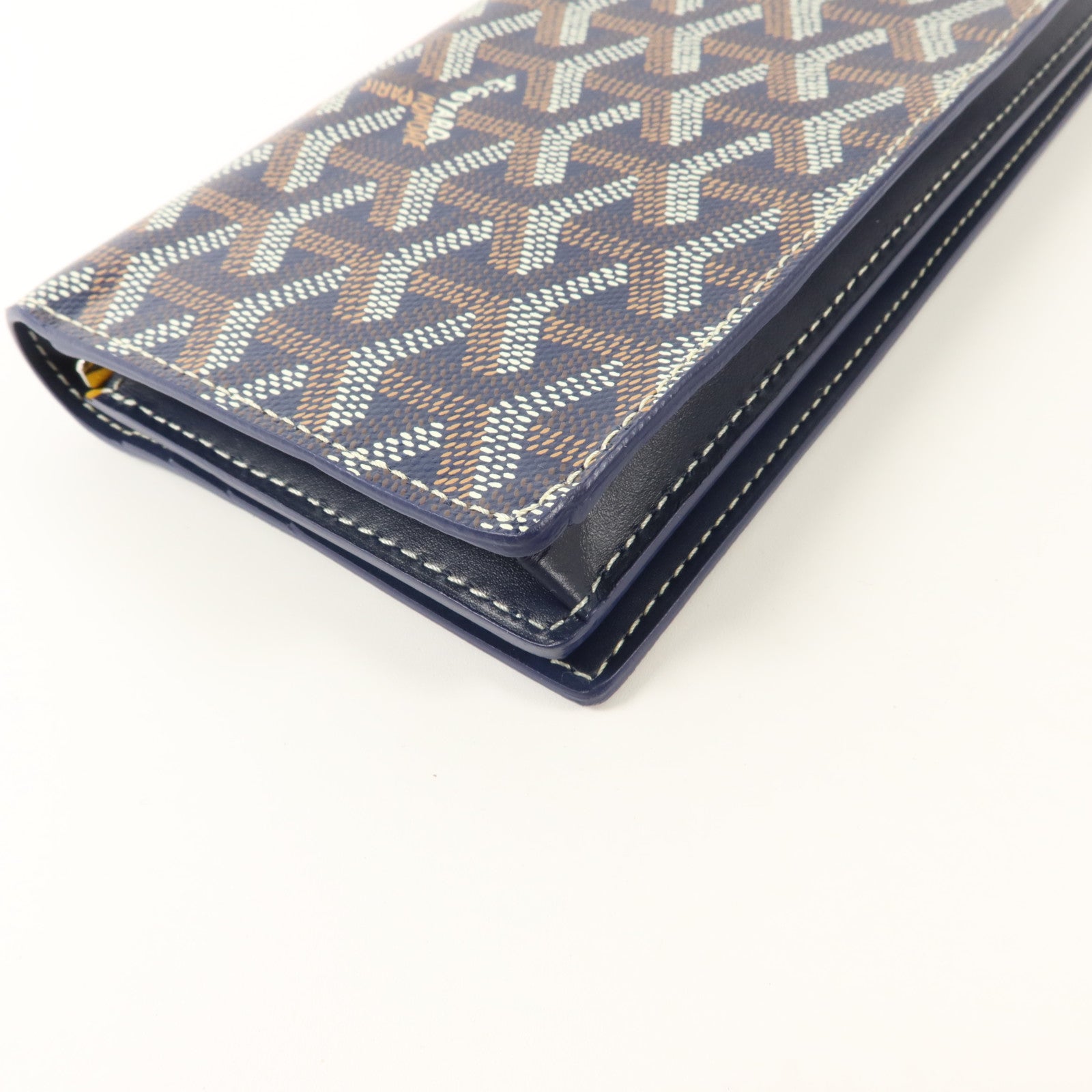 GOYARD 塗層帆布Richelieu Wallet銀扣長錢包