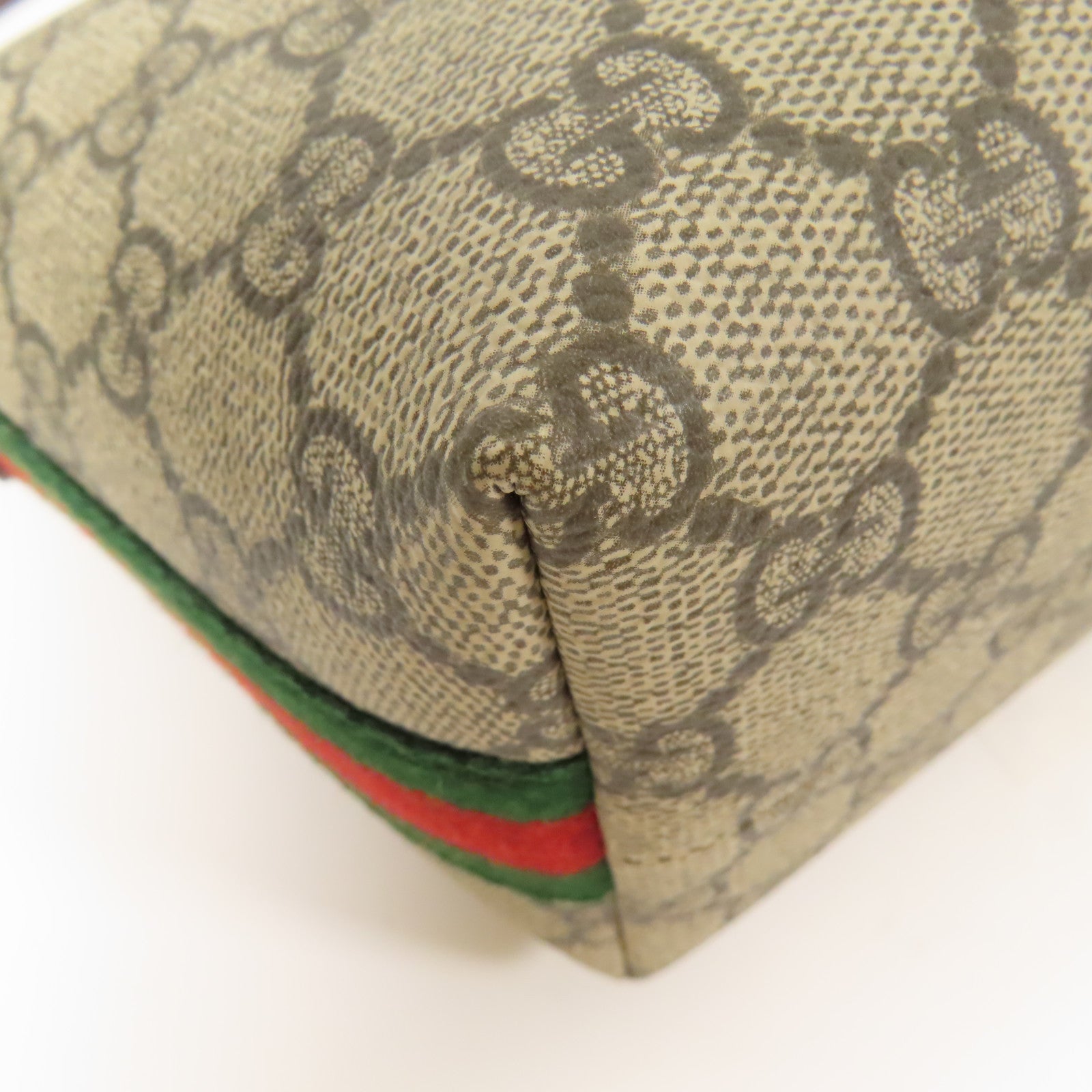 GUCCI 塗層帆布Ophidia Mini Bag金扣肩背袋