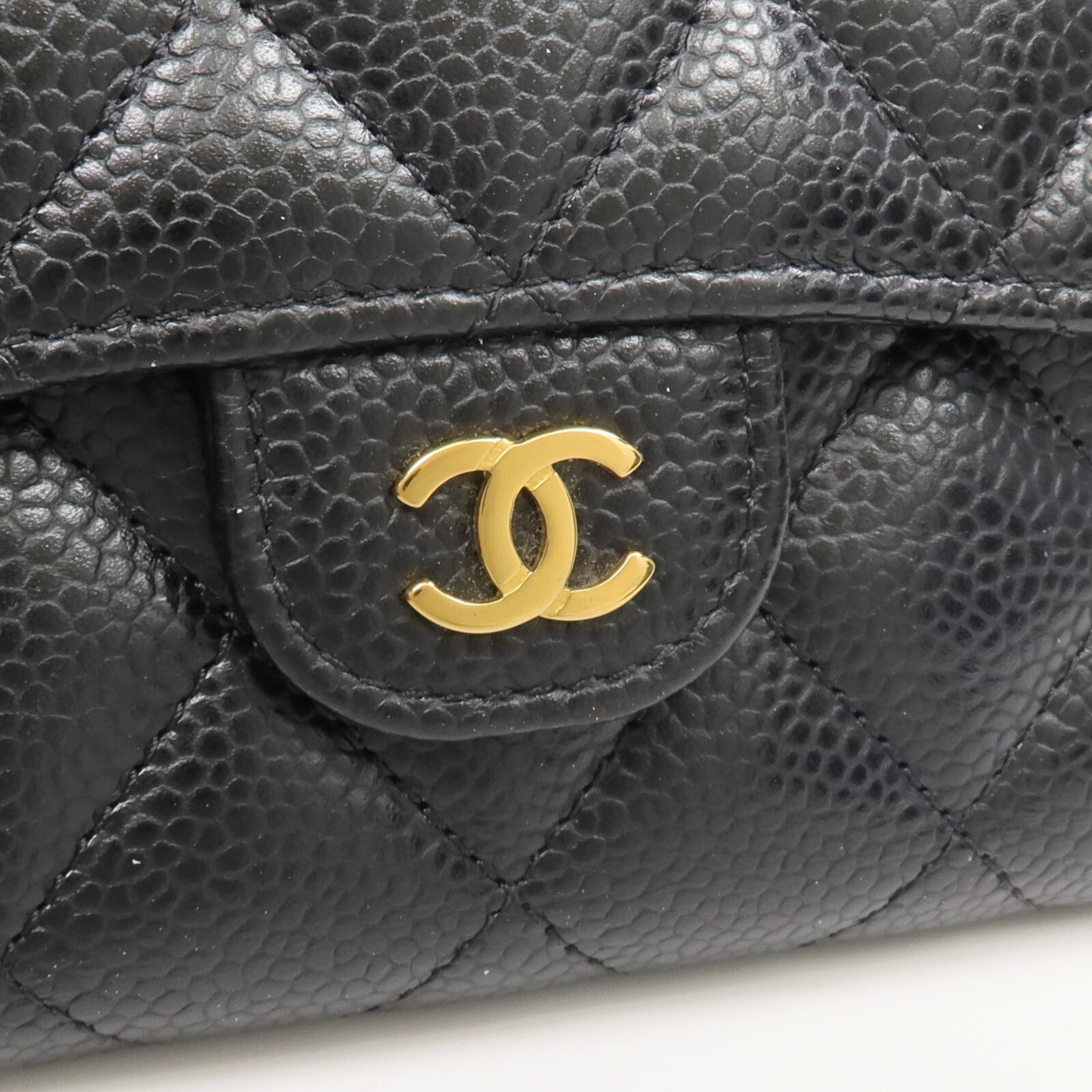 CHANEL 牛皮皮革Classic Medium Flap Wallet長錢包