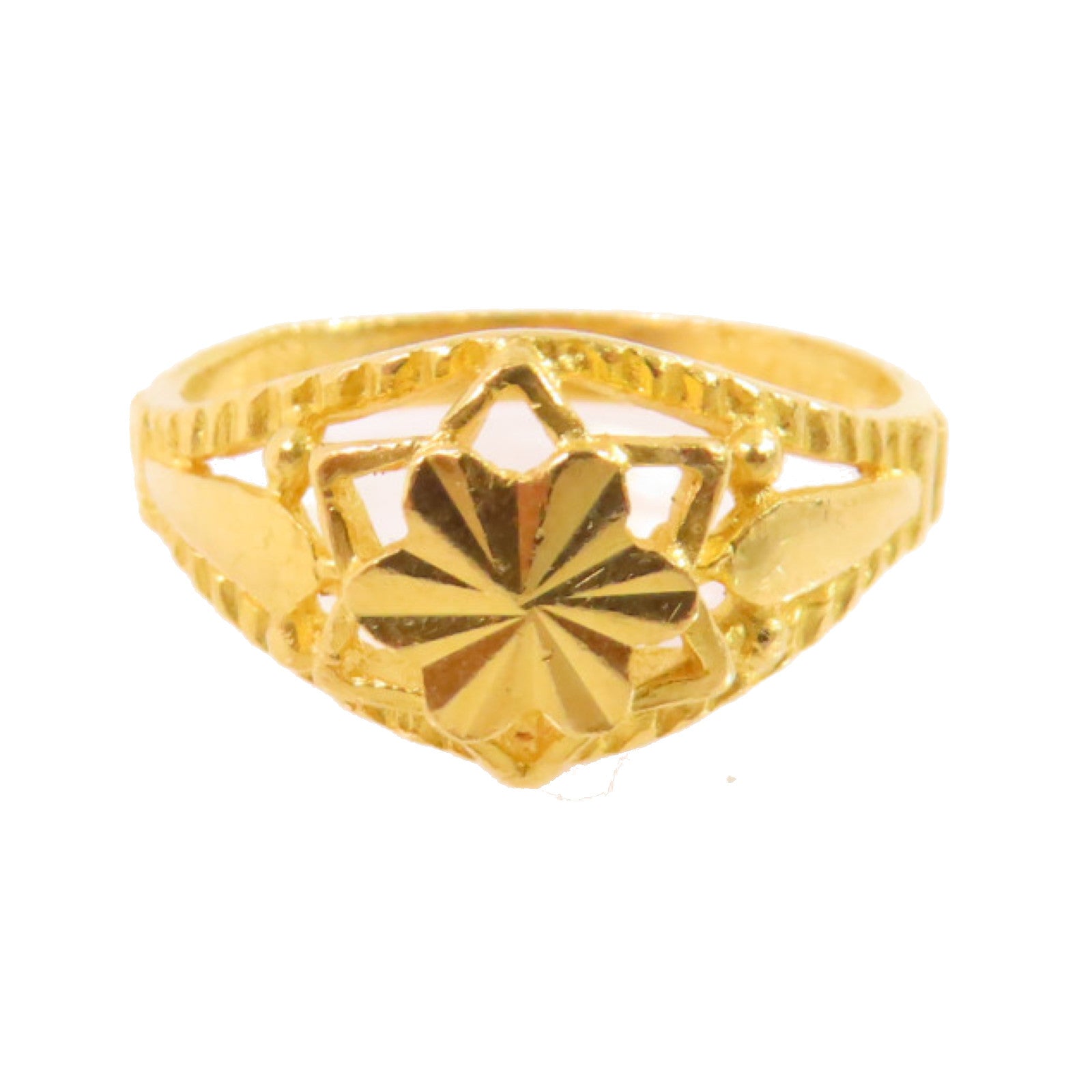 JEWELRY 24K黃金Gold Ring戒指US#3.75