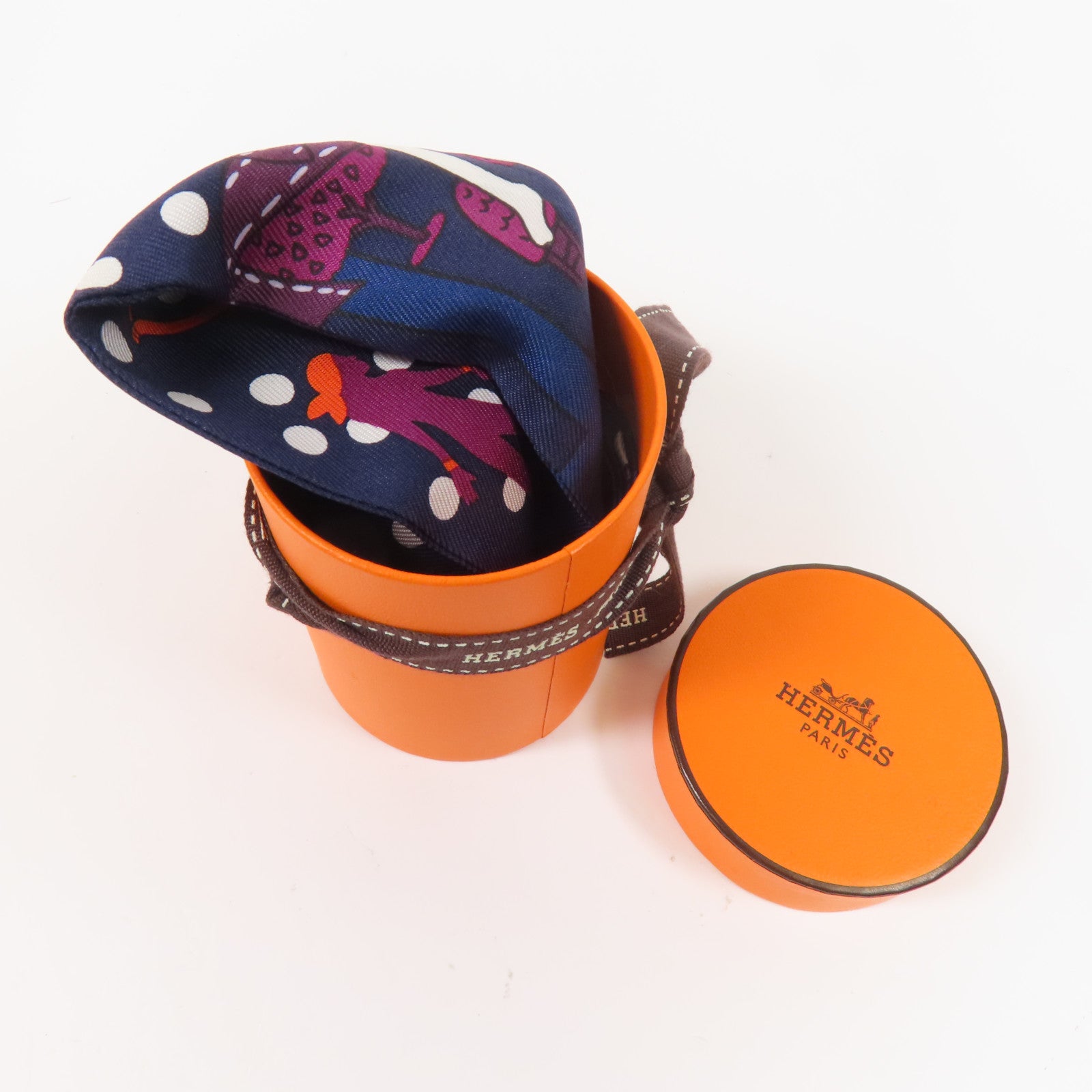 HERMES 絲質Twilly絲巾