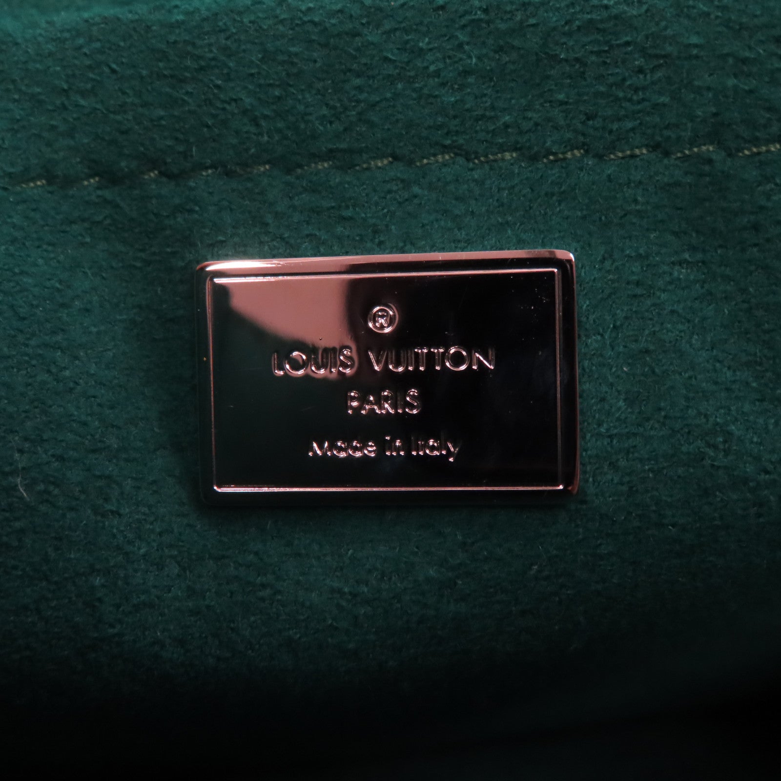 LOUIS VUITTON Epi皮革Spring Street銀扣手挽肩背兩用袋藍色