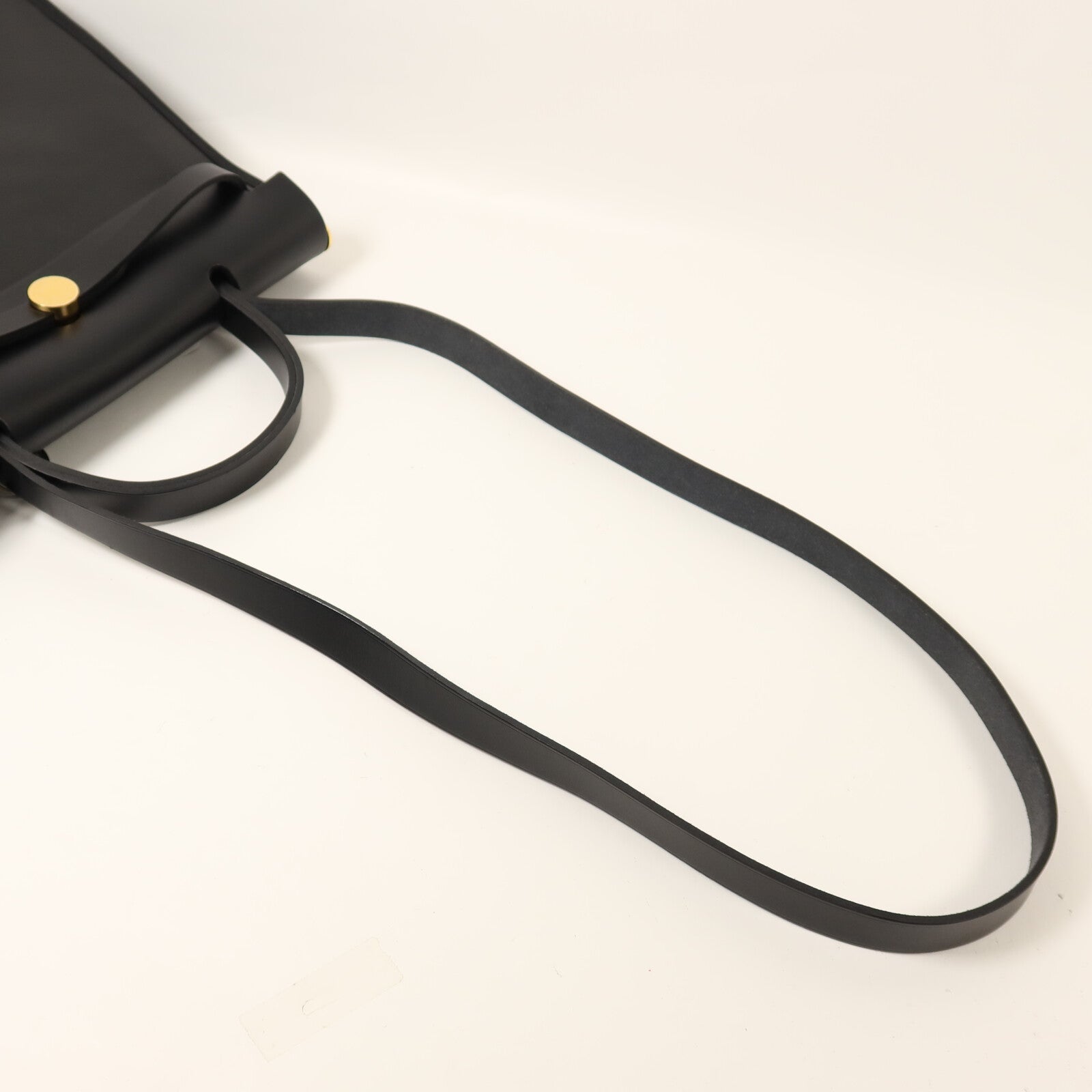 HERMES 塗層帆布Herbag 31金扣手挽肩背兩用袋Noir