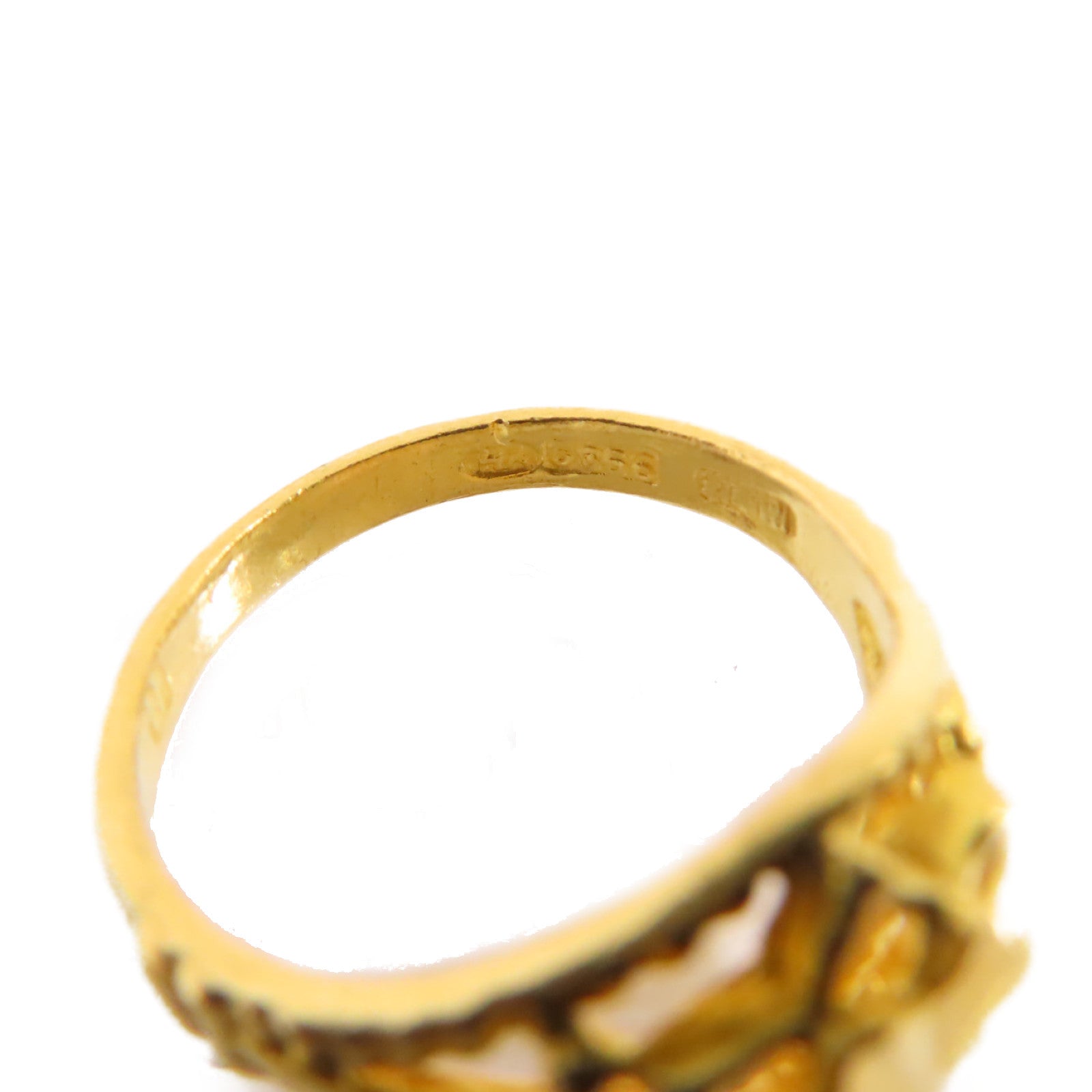 JEWELRY 24K黃金Gold Ring戒指US#3.75
