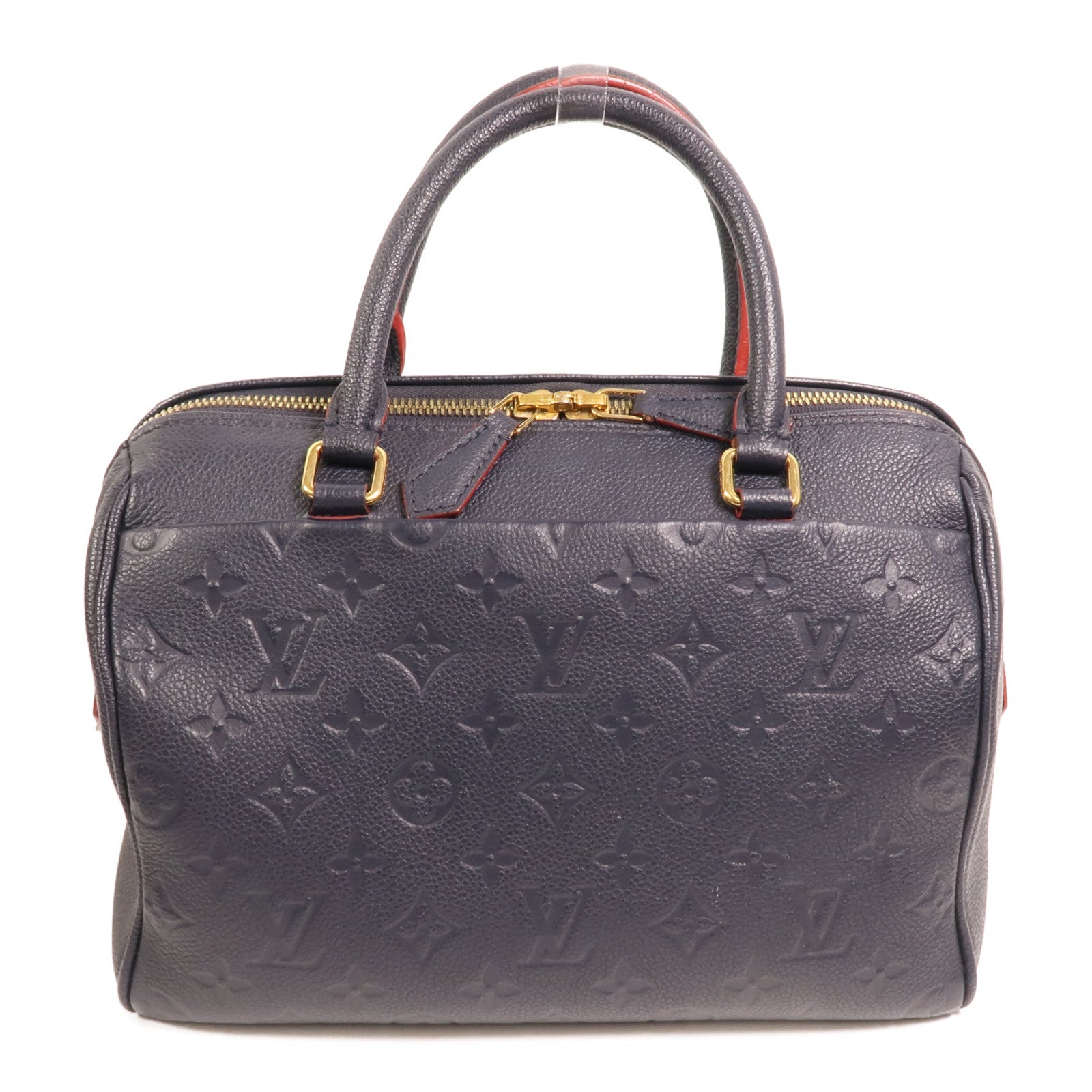 LOUIS VUITTON Monogram Empreinte Speedy Bandouliere 25金扣手挽肩背兩用袋