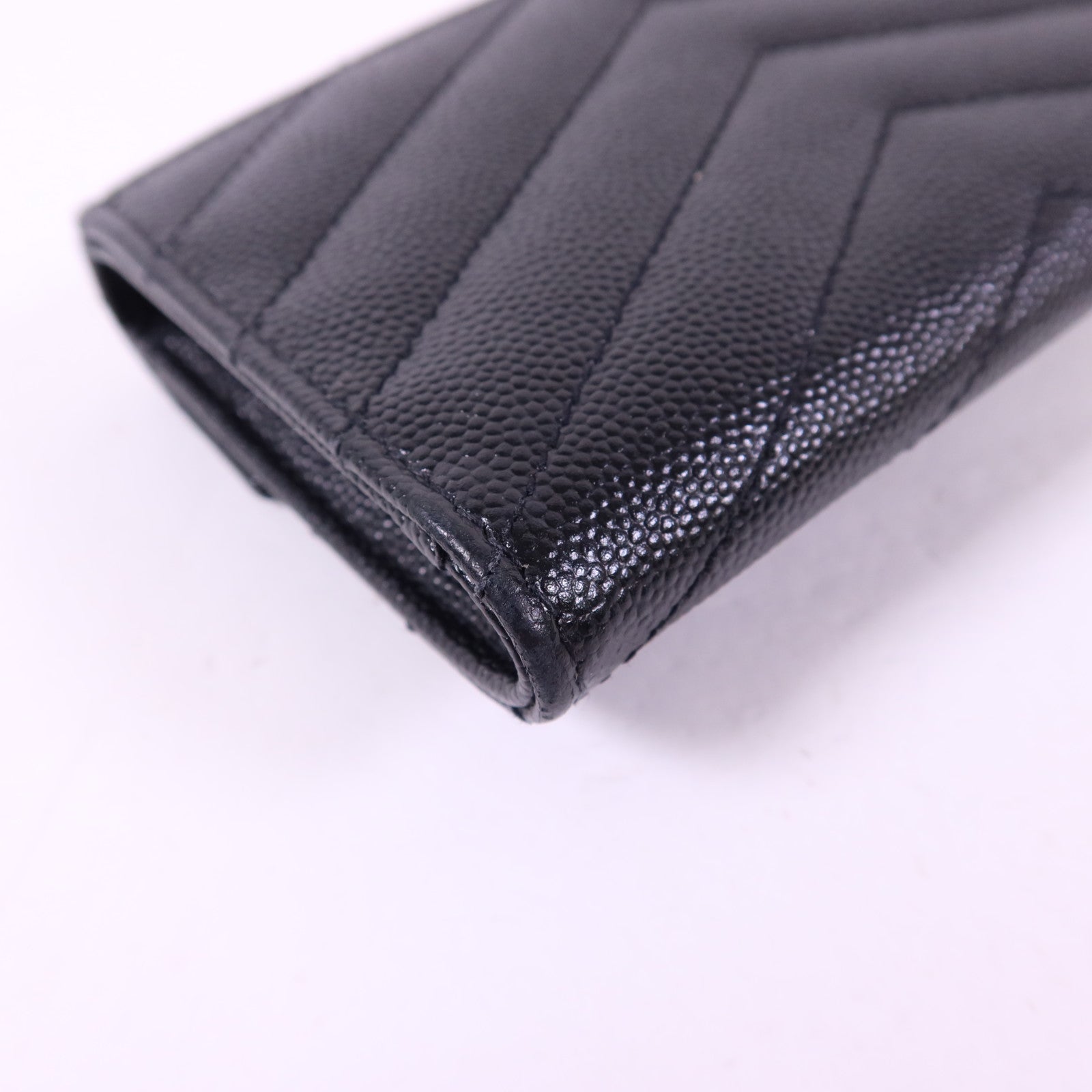 SAINT LAURENT 牛皮皮革Card Case金扣卡片套