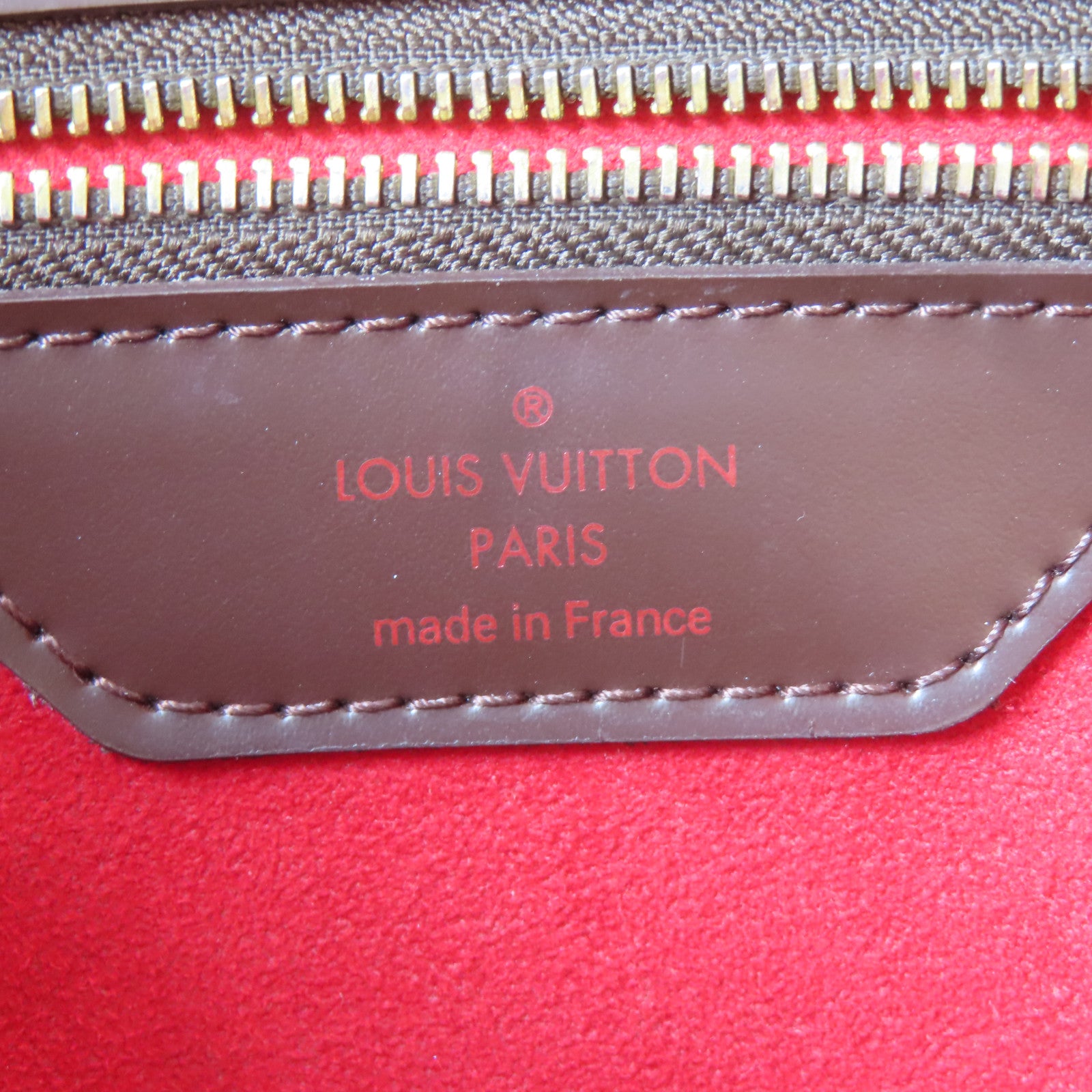 LOUIS VUITTON 【激減優惠】Damier Ebene Hampstead MM金扣肩背袋啡色