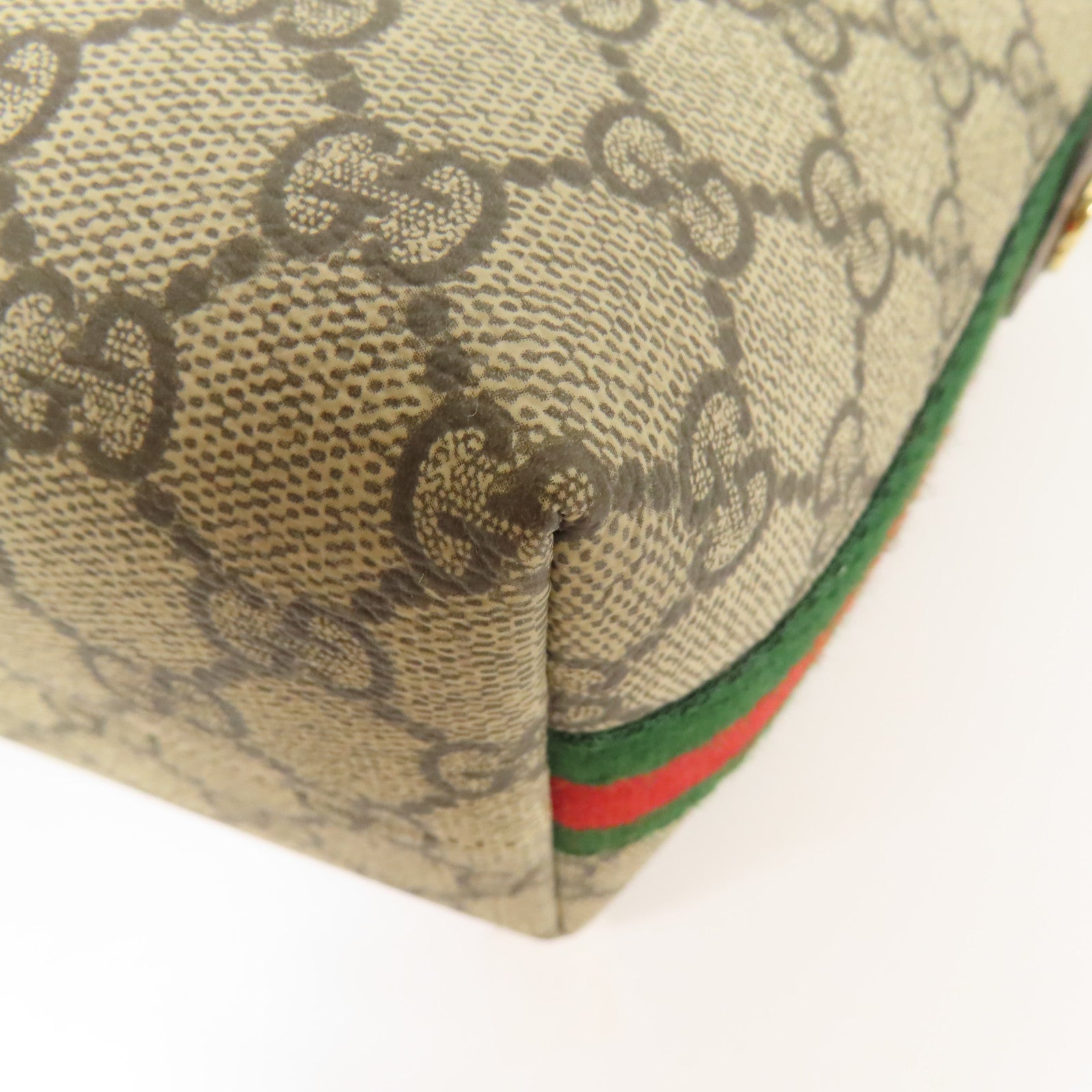 GUCCI 塗層帆布Ophidia Mini Bag金扣肩背袋