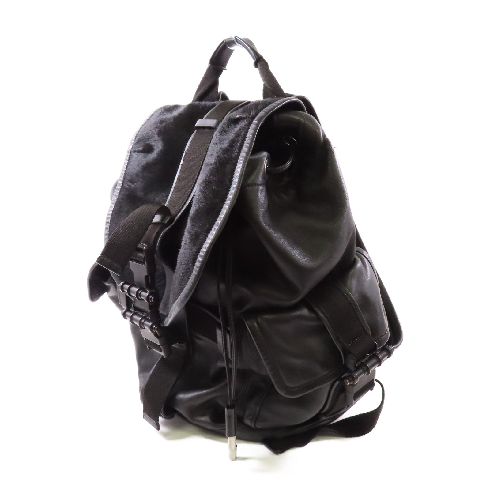 GIVENCHY 馬毛/牛皮皮革Backpack背包