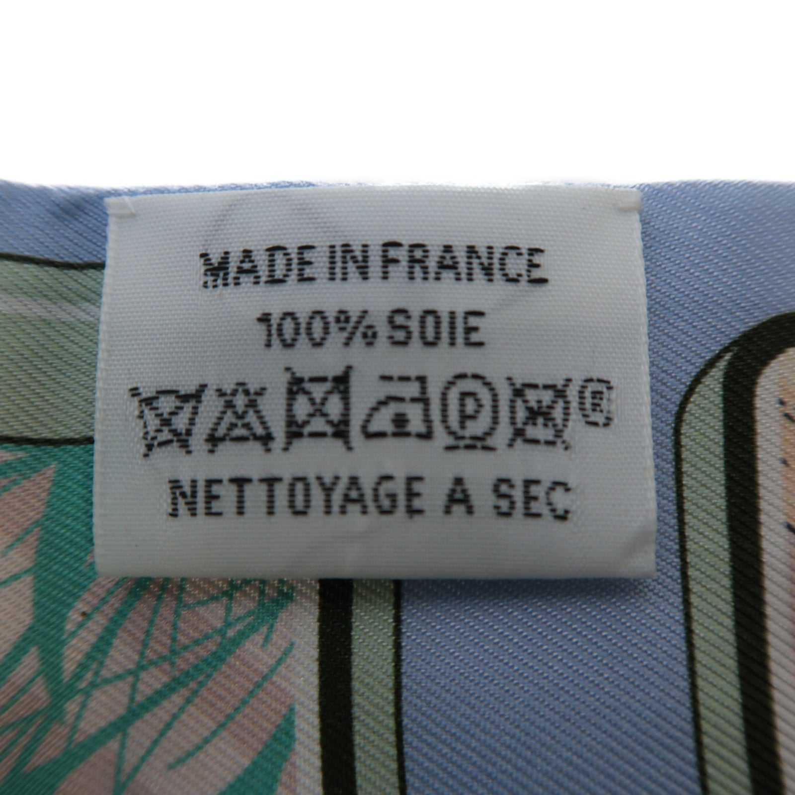HERMES 【激減優惠】絲質Twilly絲巾藍色