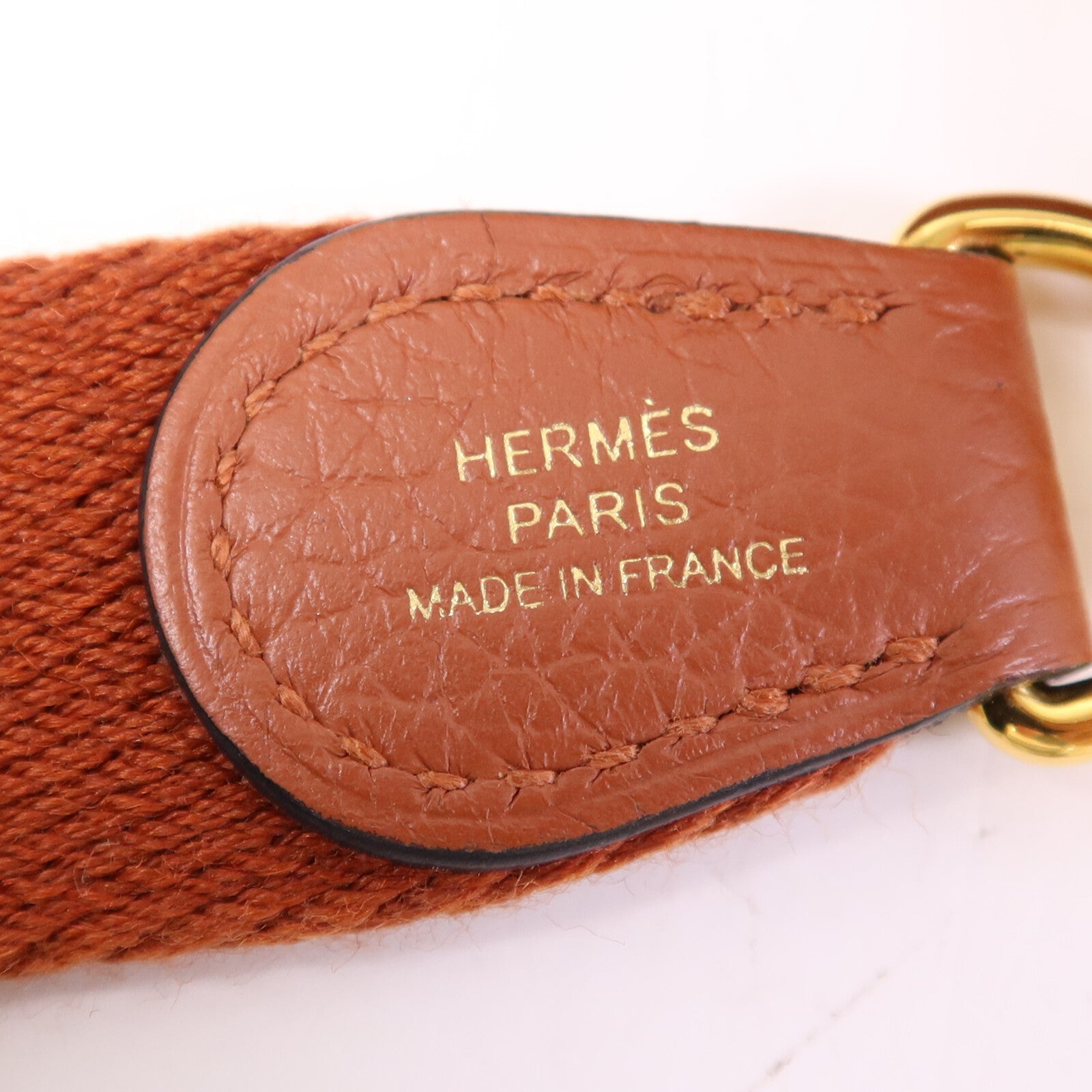 HERMES Clemence皮革Evelyne TPM金扣肩背袋Cuivre