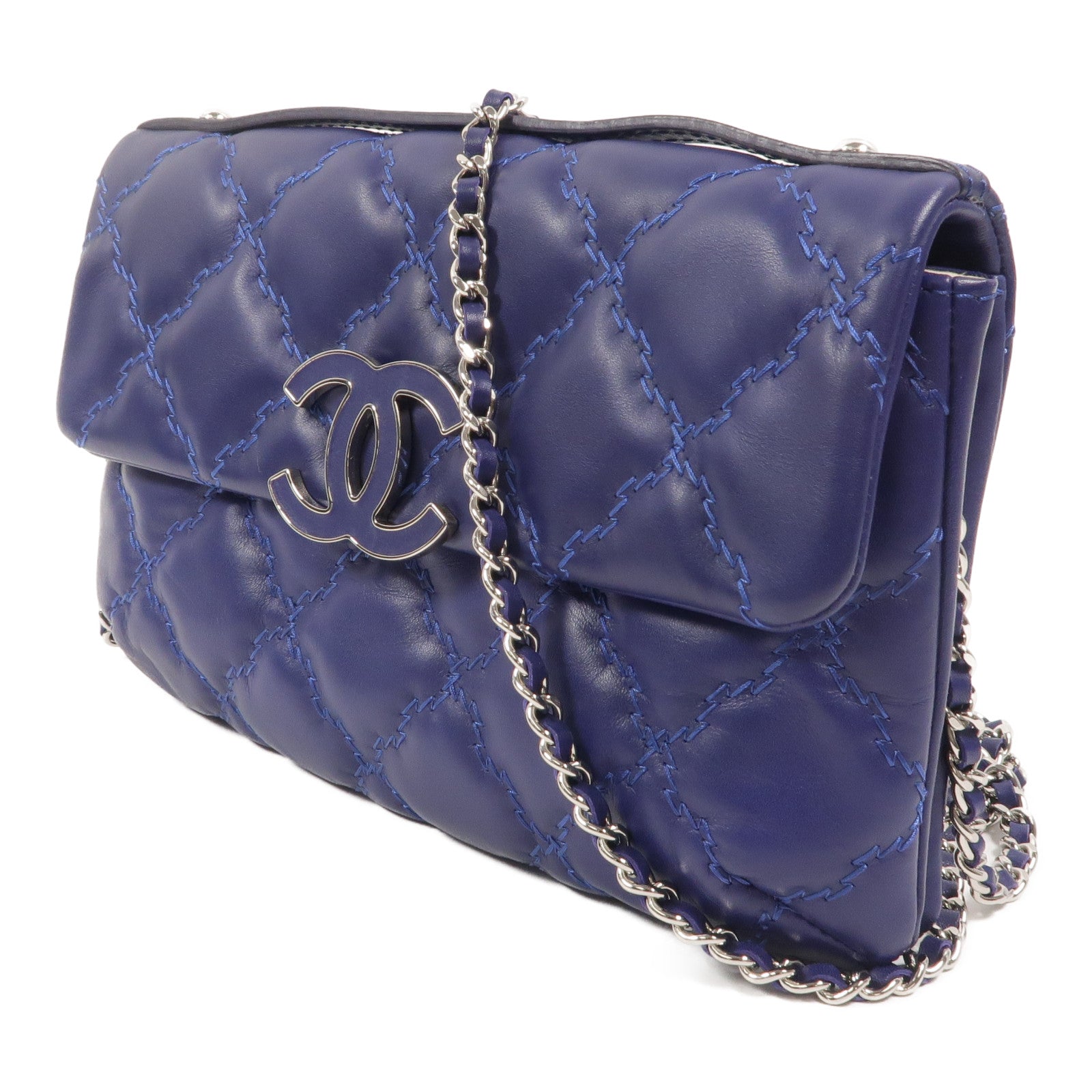 CHANEL 羊皮皮革Chain Shoulder鏈帶肩背袋