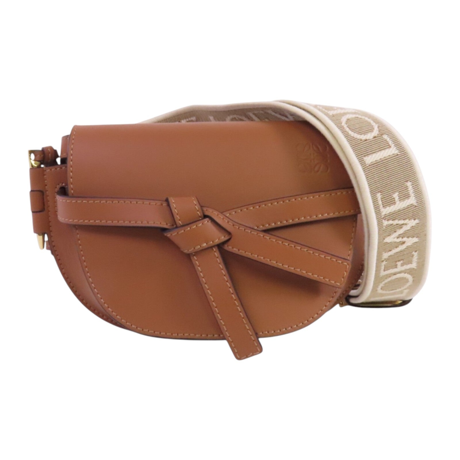 LOEWE 牛皮皮革Mini Gate肩背袋