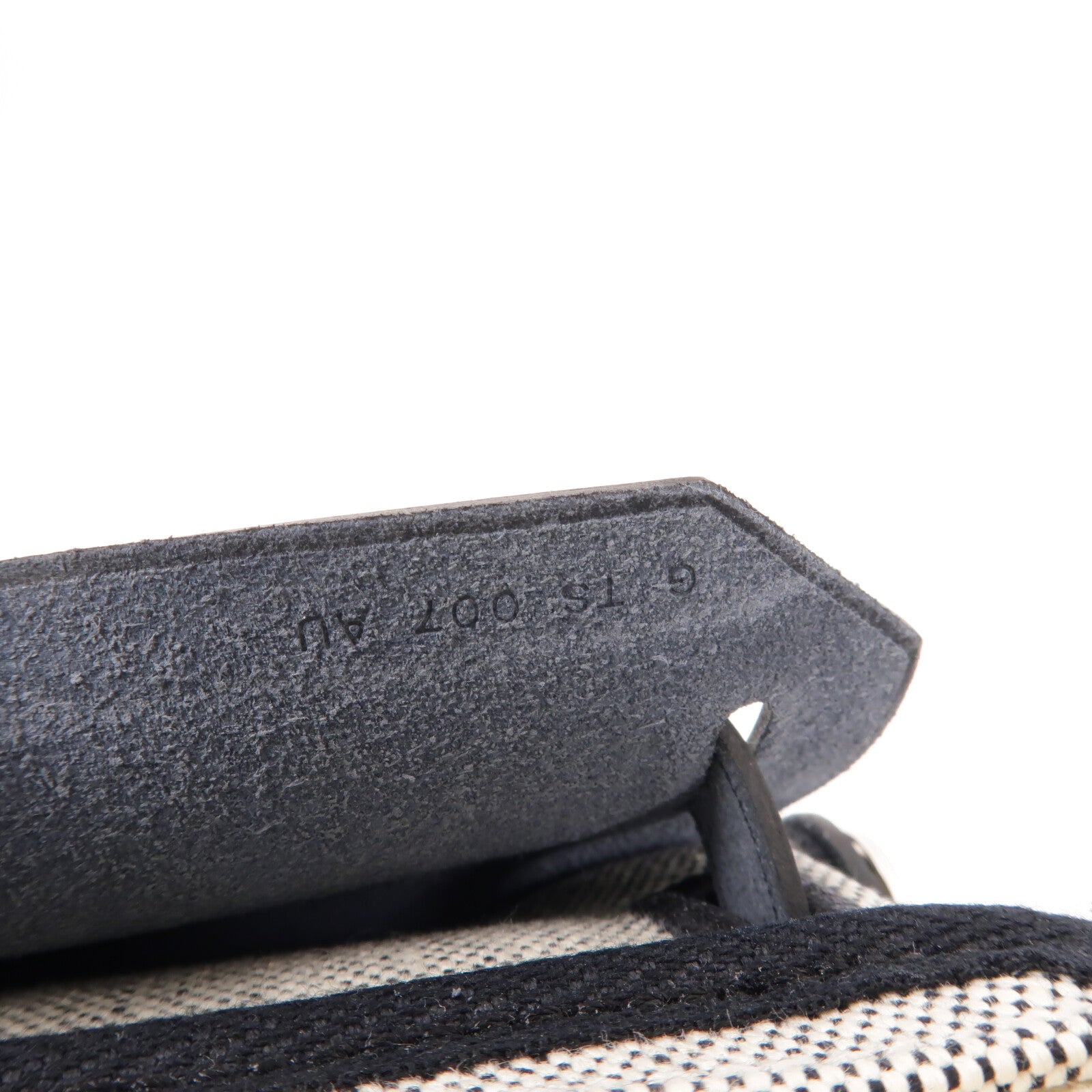 HERMES 帆布/皮革Mini Herbag肩背袋Noir