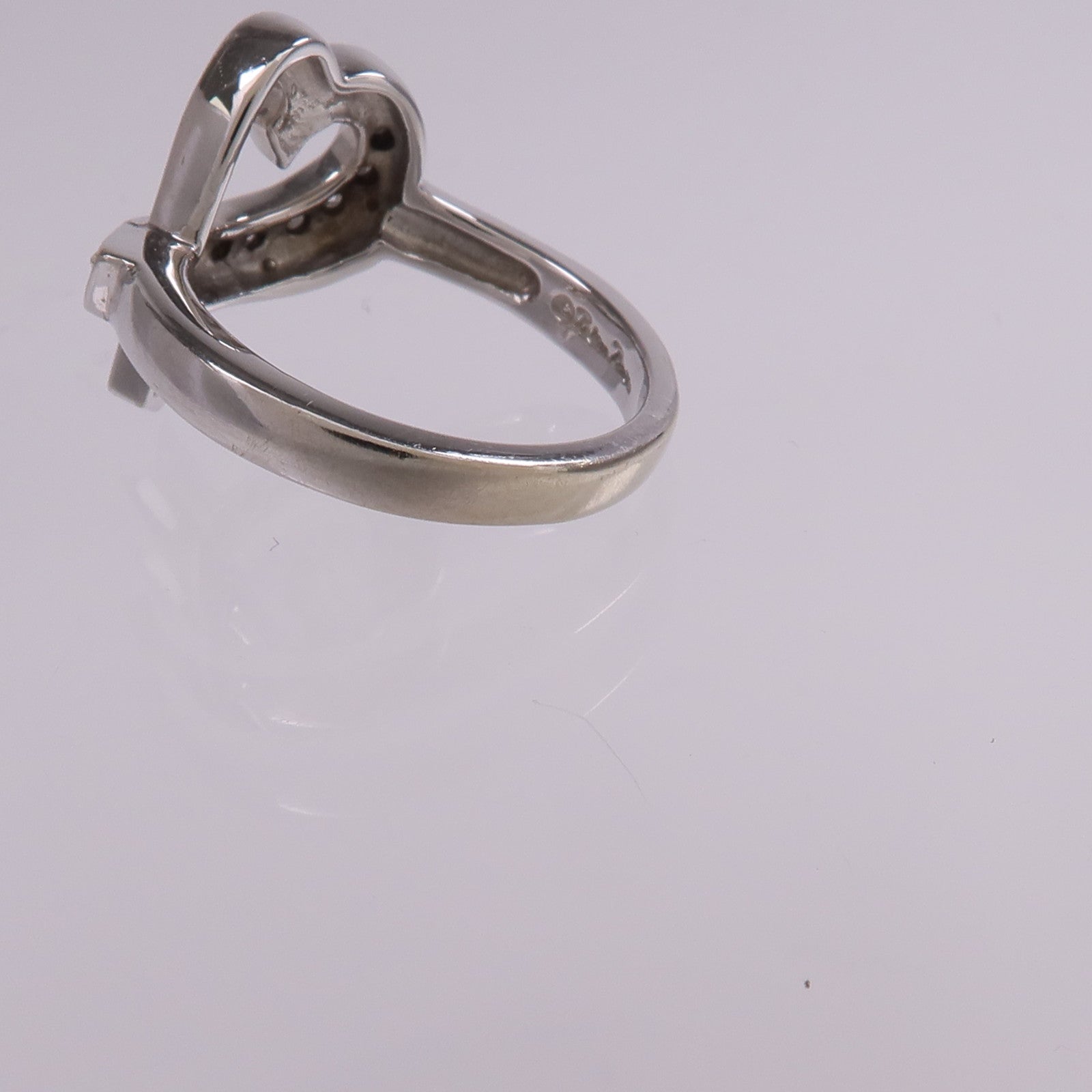TIFFANY＆CO 【激減優惠】18K白金Diamond Ring鑽石戒指US#4.5