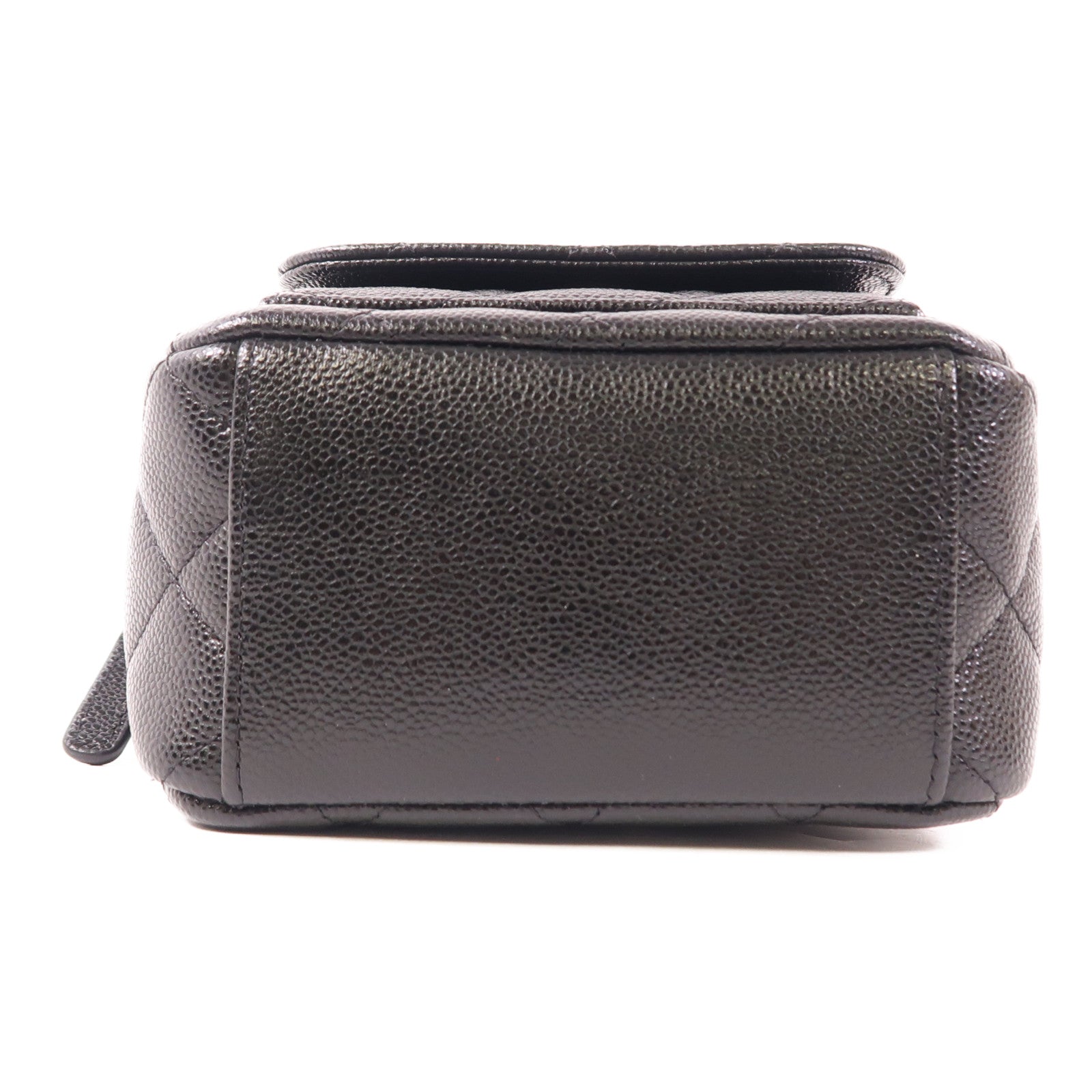 CHANEL 牛皮皮革Backpack金扣背包