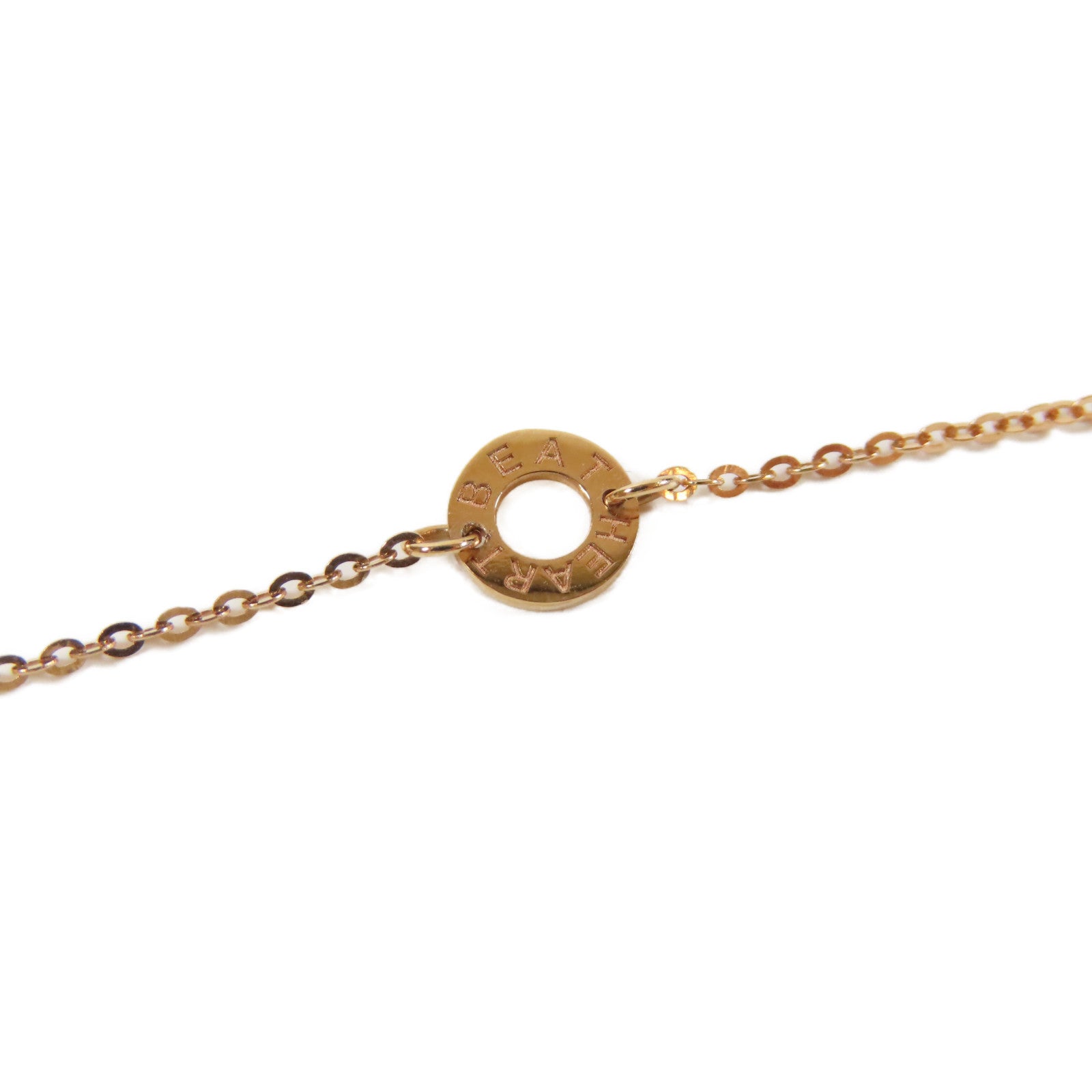 JEWELRY 18K玫瑰金1.6g Diamond Necklace鑽石項鍊#44cm