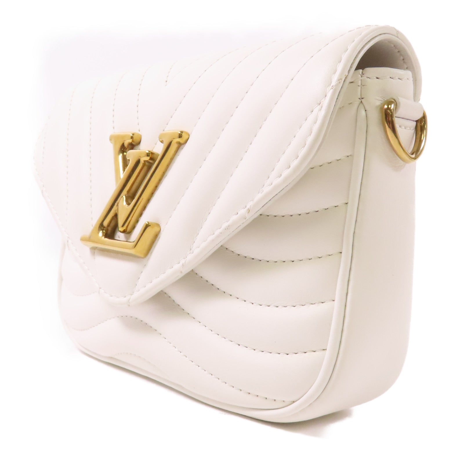 LOUIS VUITTON 【激減優惠】牛皮皮革New Wave Multi Pochette金扣肩背袋