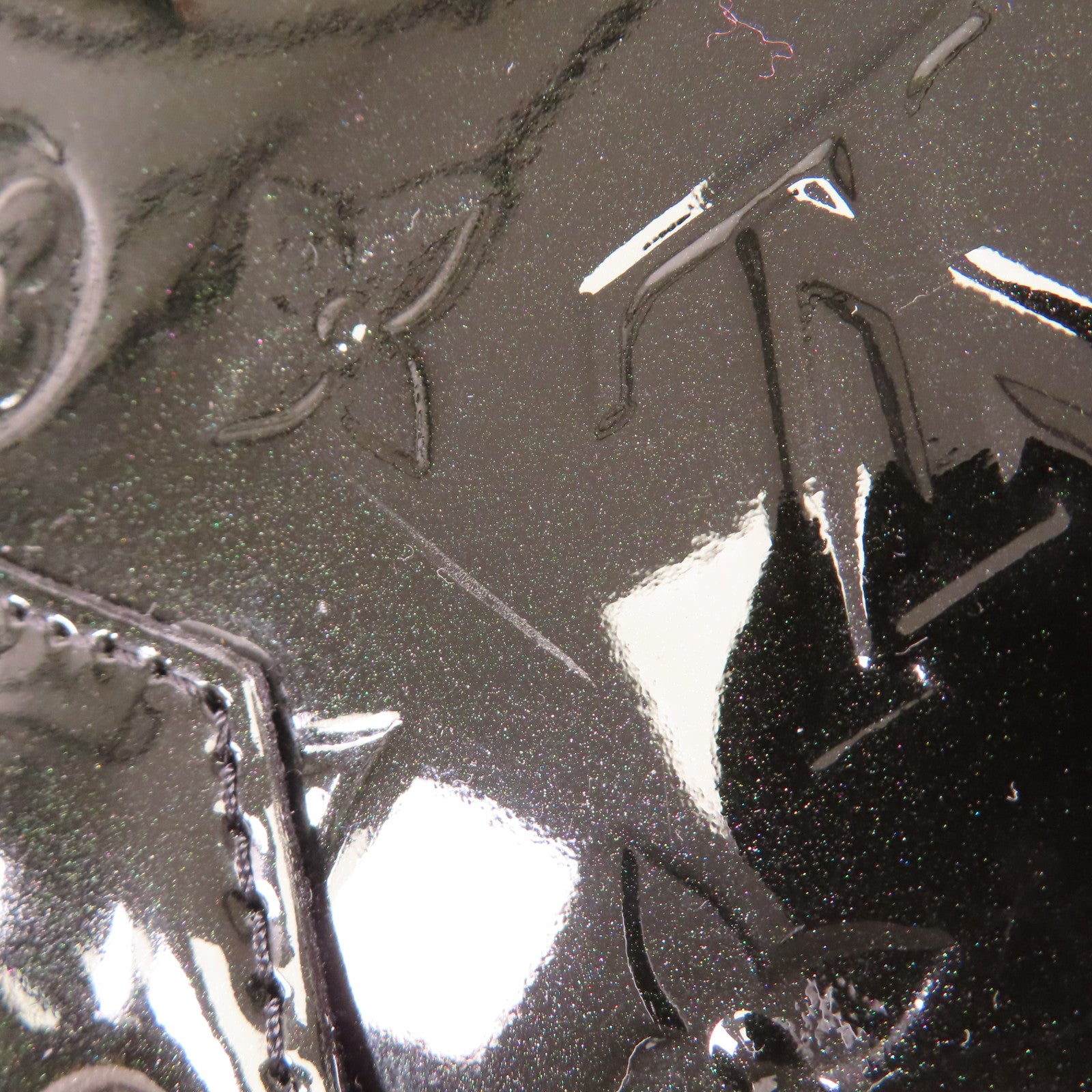 LOUIS VUITTON Monogram Vernis Alma BB銀扣手挽肩背兩用袋