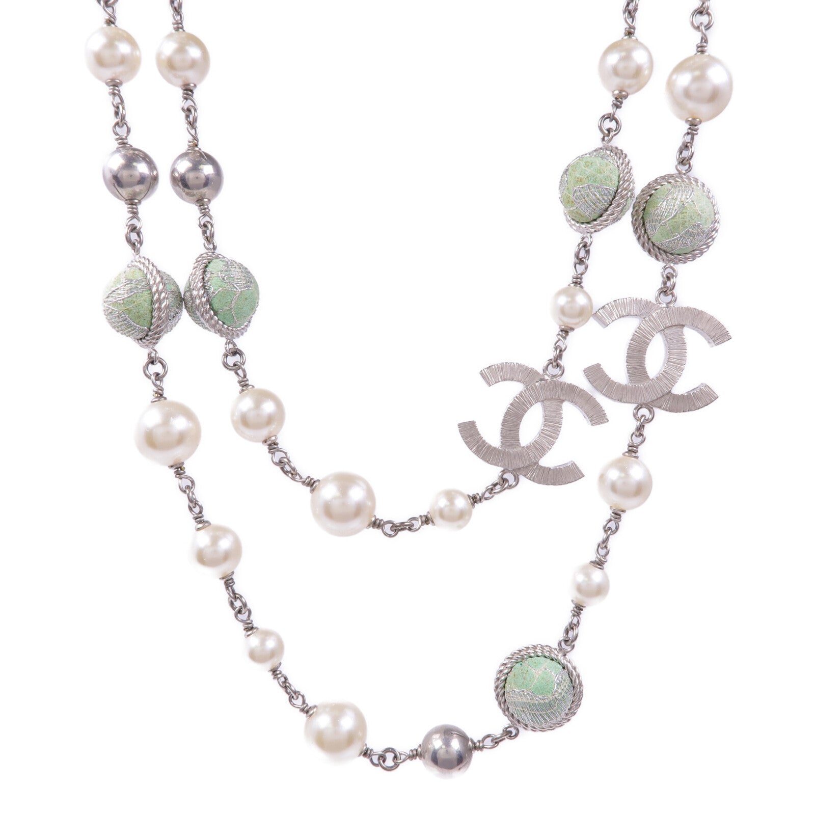 CHANEL PVC/金屬Necklace項鍊