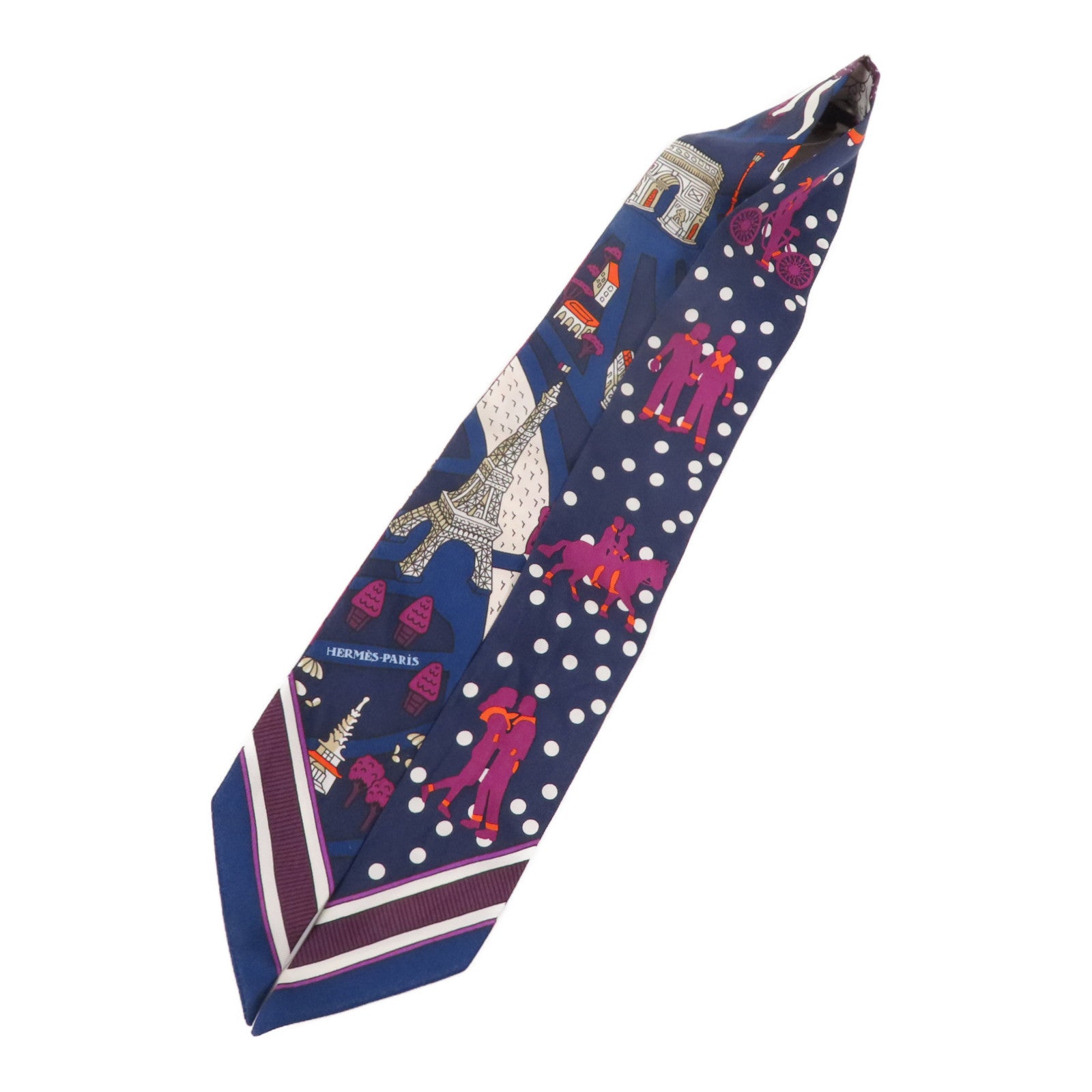 HERMES 絲質Twilly絲巾