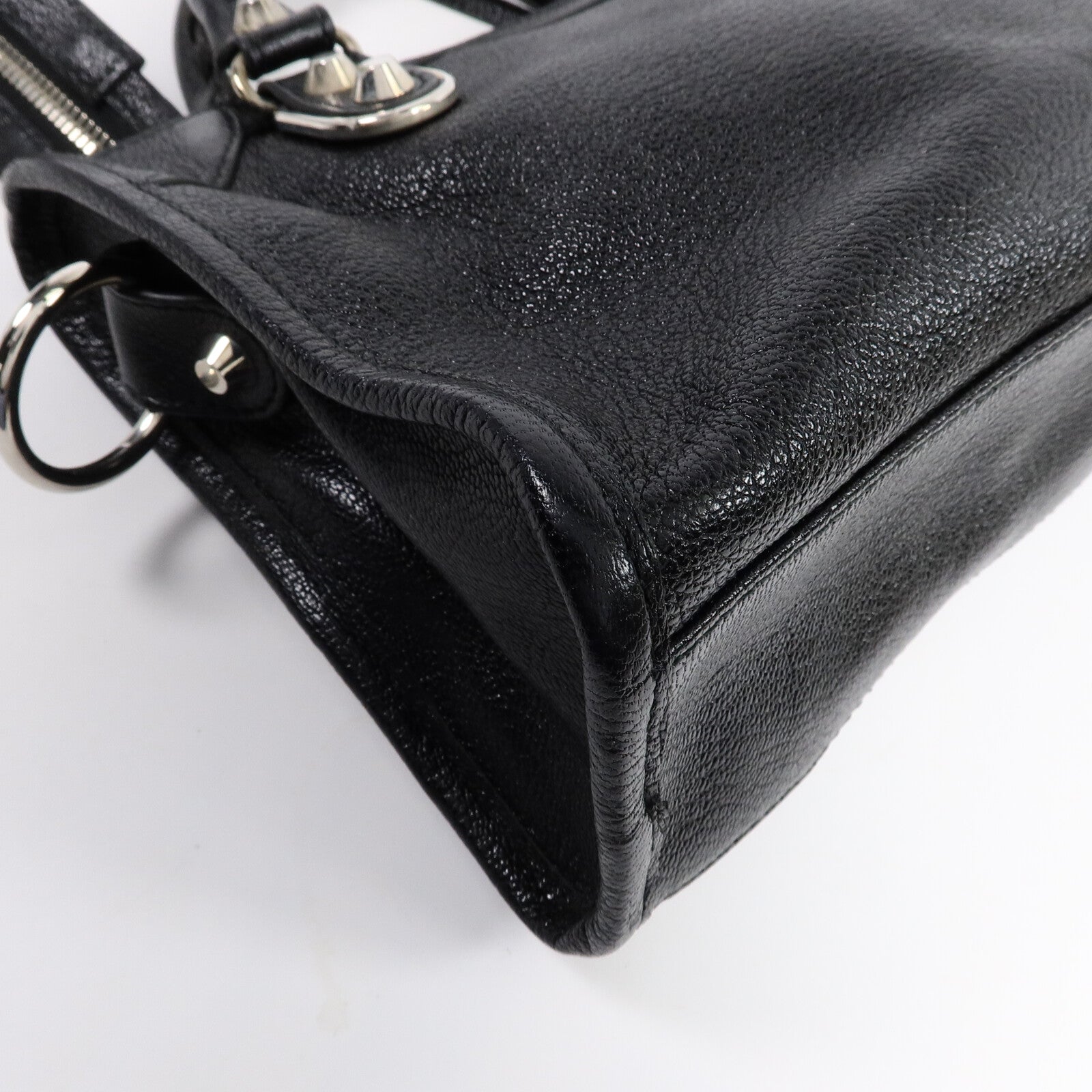 BALENCIAGA 牛皮皮革Mini City手挽肩背兩用袋