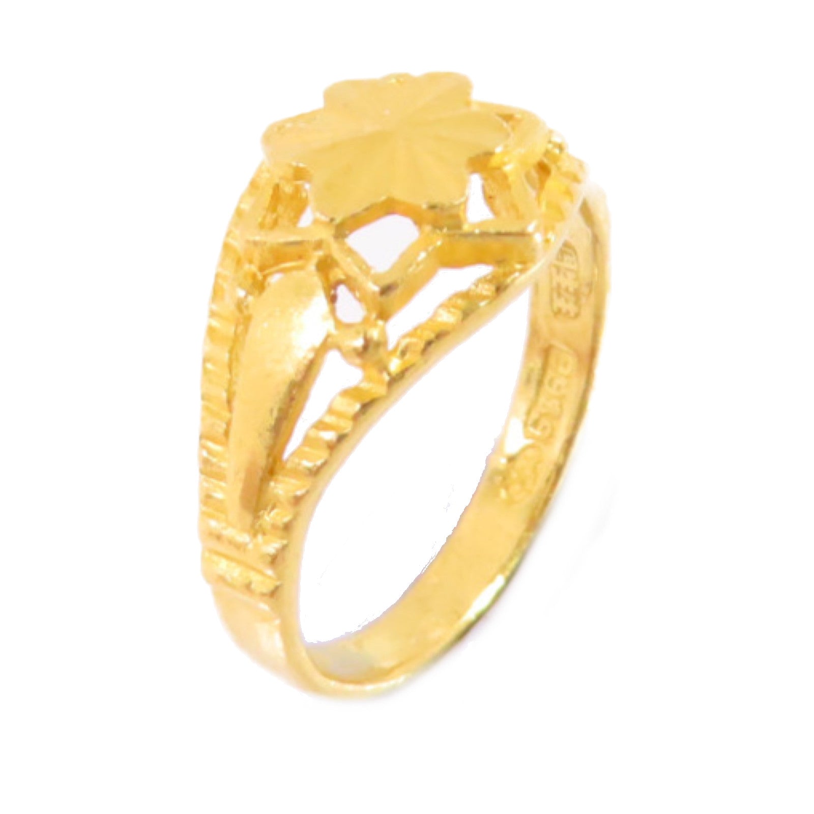JEWELRY 24K黃金Gold Ring戒指US#3.75