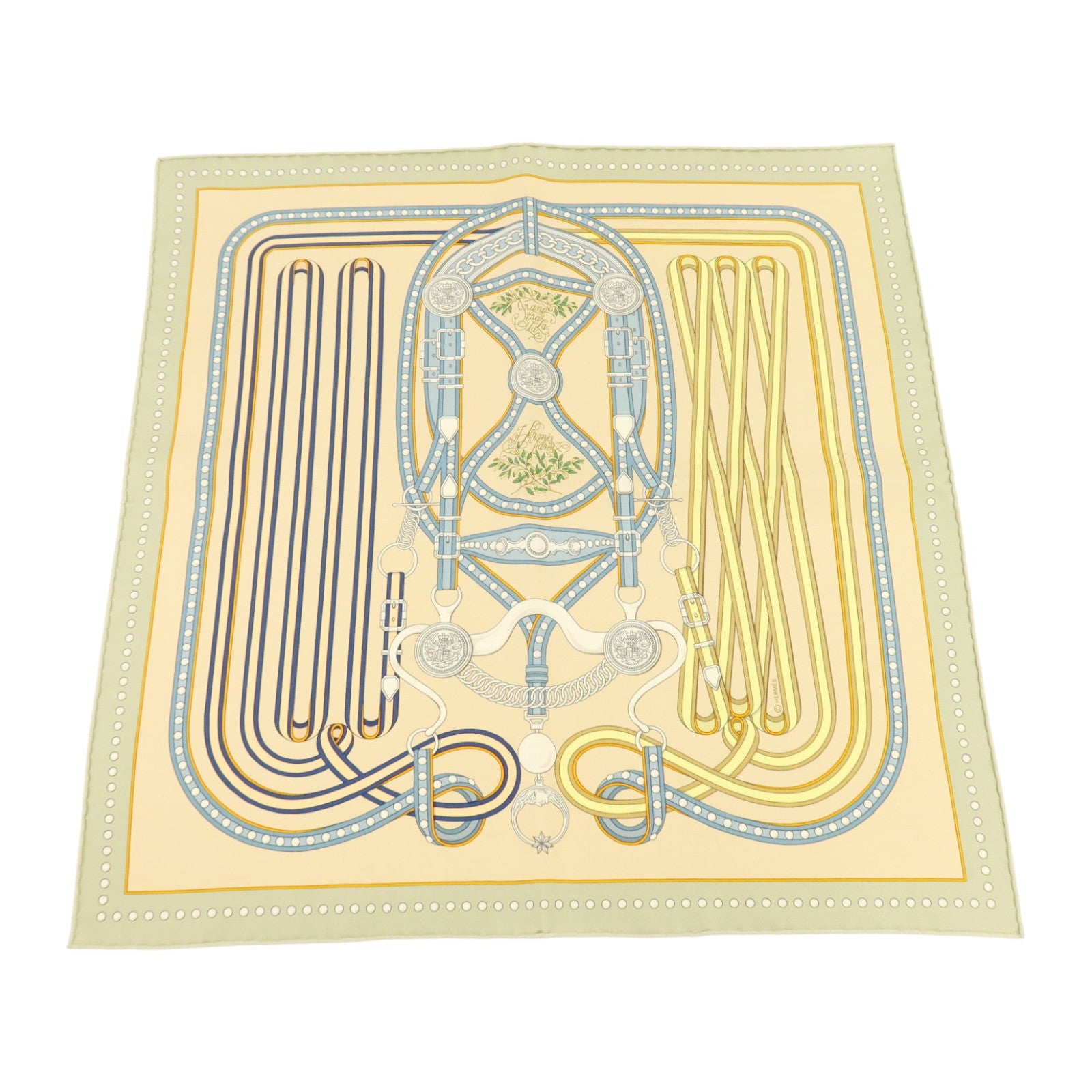 HERMES 絲質Scarf 42x42cm絲巾