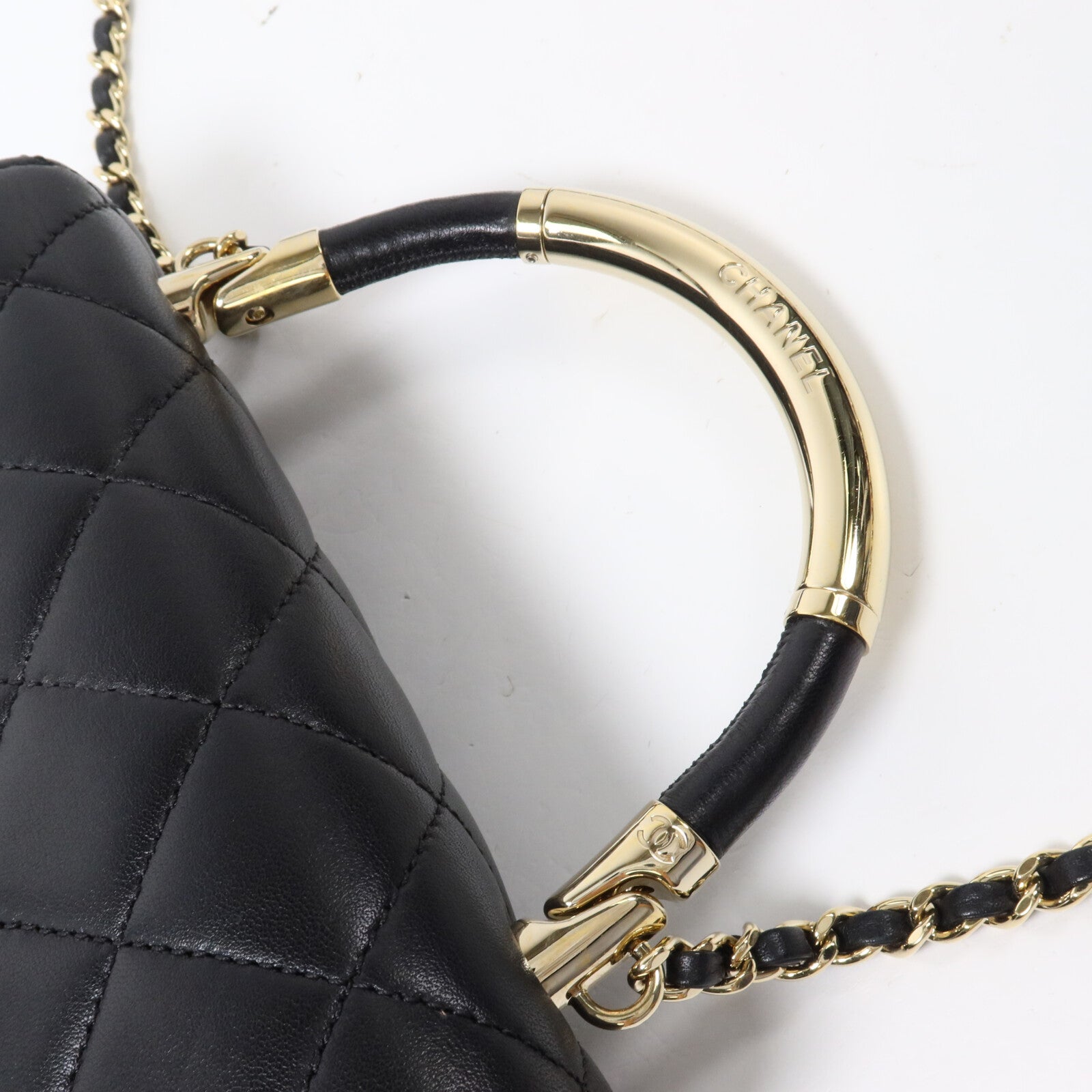 CHANEL 羊皮皮革2 Way Shoulder手挽肩背兩用袋