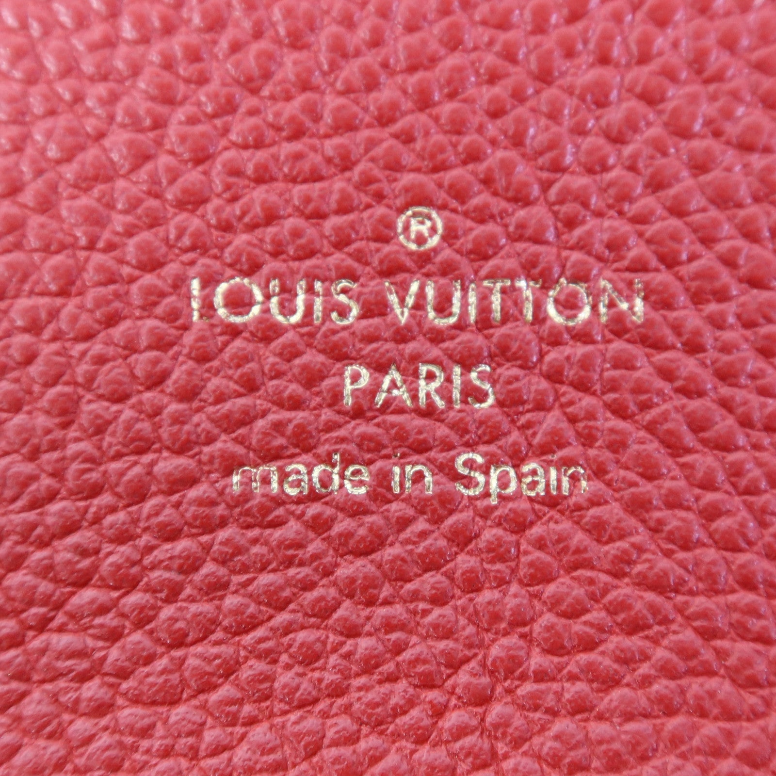 LOUIS VUITTON Monogram Empreinte Bagatelle金扣肩背袋