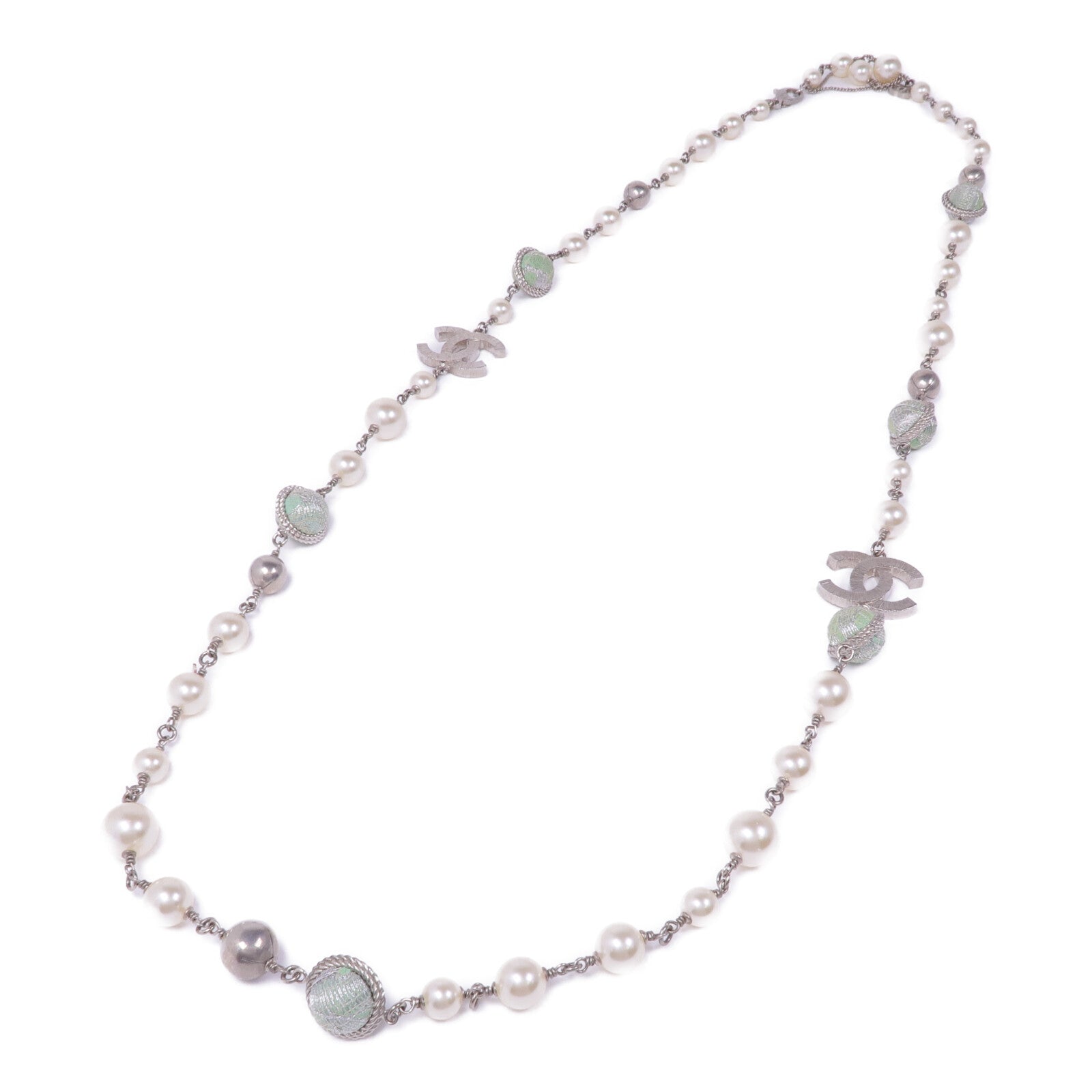 CHANEL PVC/金屬Necklace項鍊