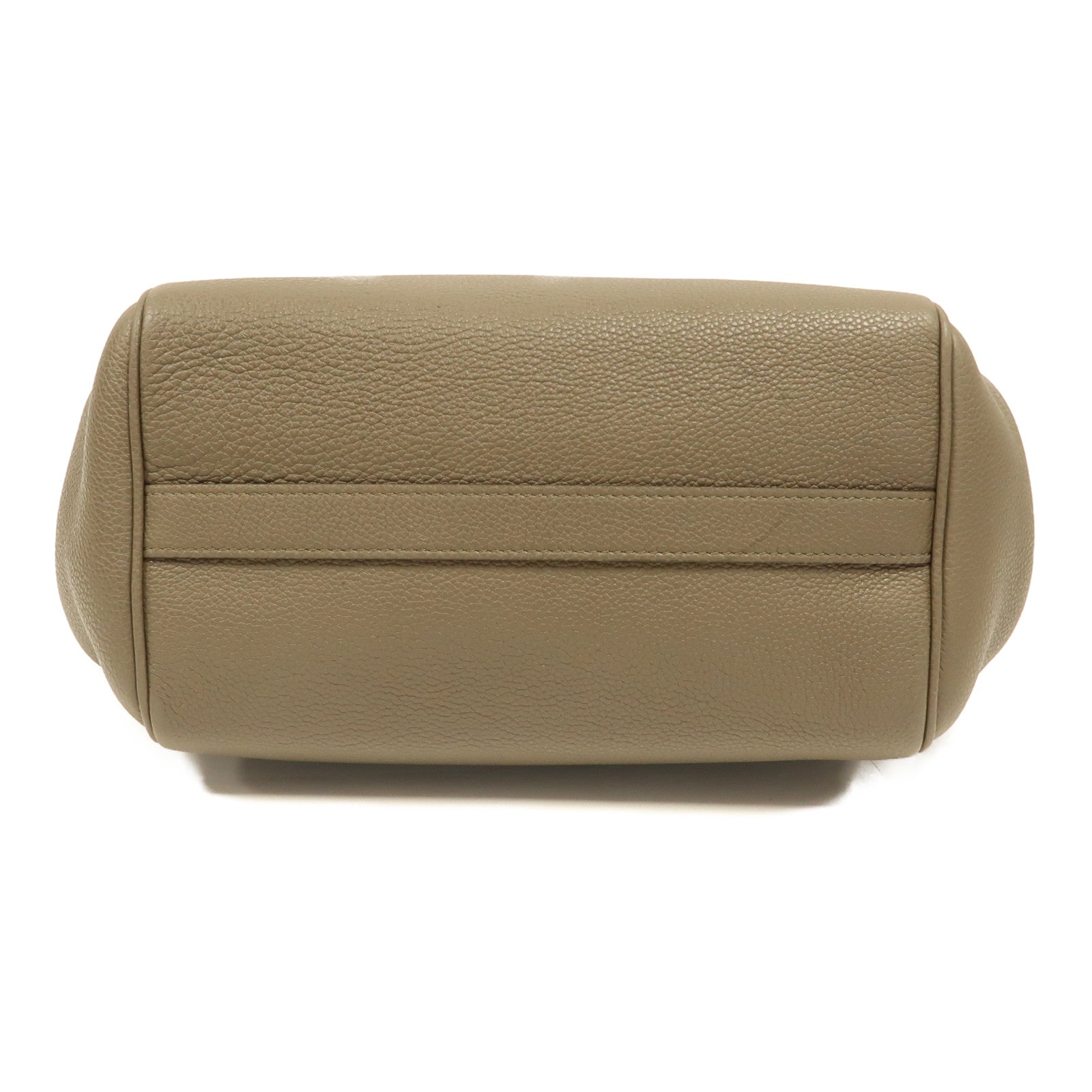 CELINE 牛皮皮革2 Way Shoulder金扣手挽肩背兩用袋灰色