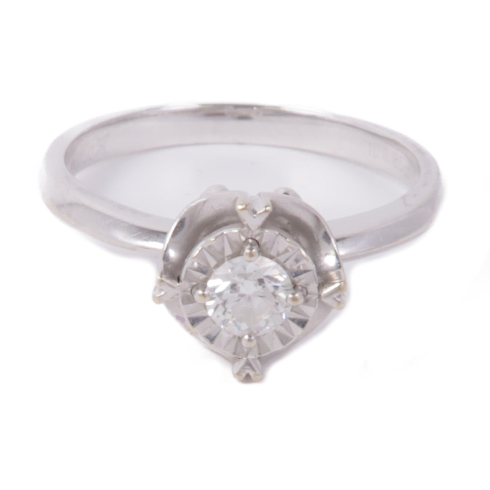 JEWELRY 18K白金Diamond鑽石戒指US#6