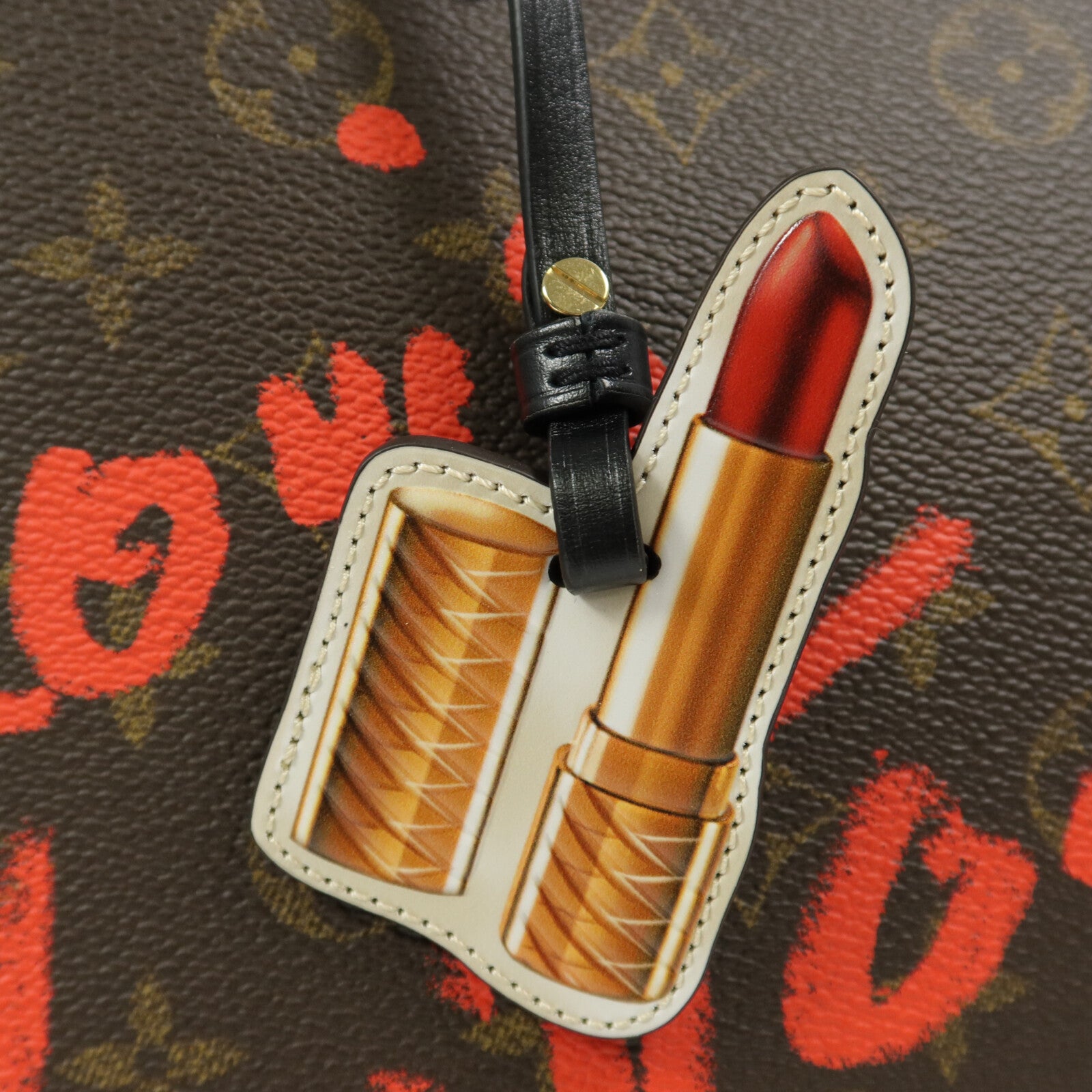 LOUIS VUITTON Monogram OnTheGo MM ""Fall in Love""手挽肩背兩用袋