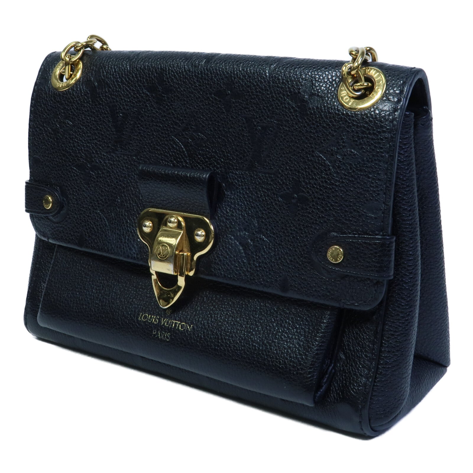 LOUIS VUITTON Monogram Empreinte Vavin BB鏈帶肩背袋