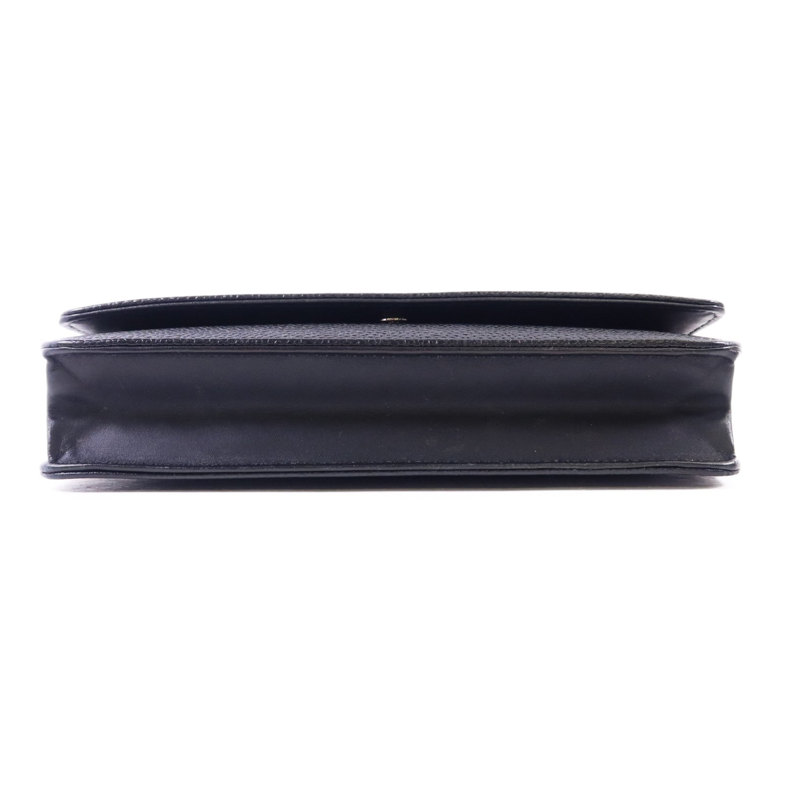CHANEL 牛皮皮革WOC Wallet On Chain銀扣鏈帶肩背袋