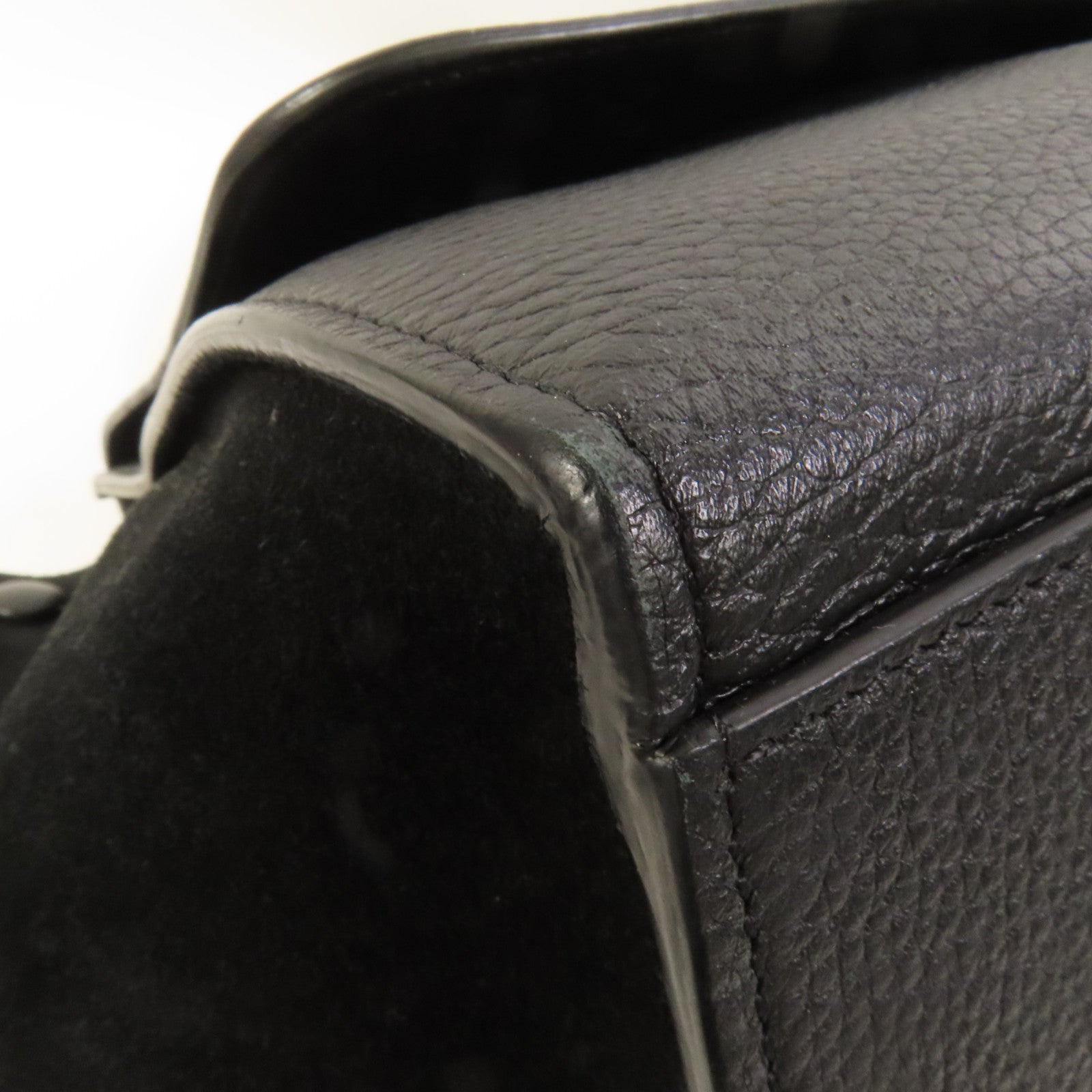 CELINE 【激減優惠】牛皮皮革Trapeze Medium銀扣手挽肩背兩用袋
