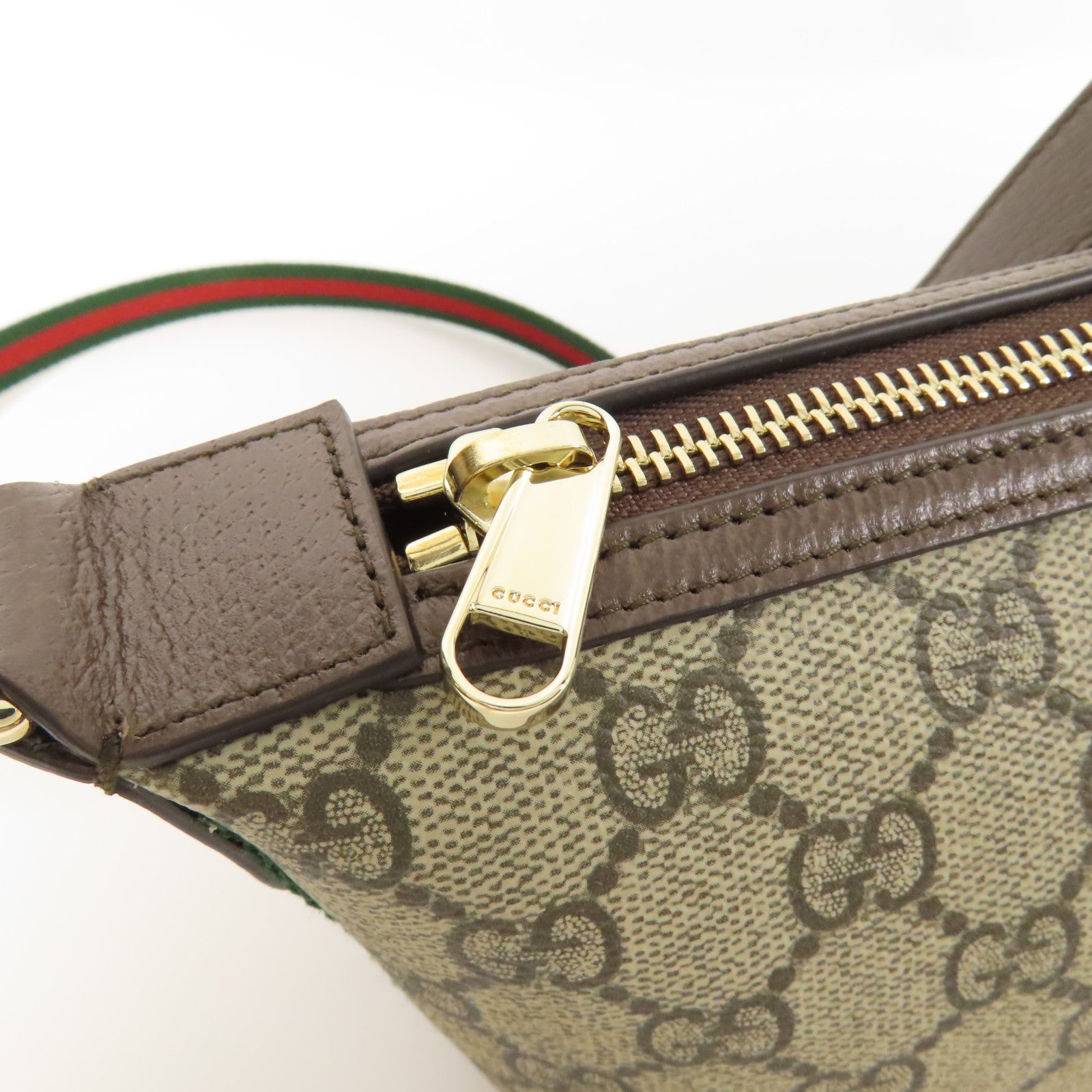 GUCCI 塗層帆布Ophidia Mini Bag金扣肩背袋