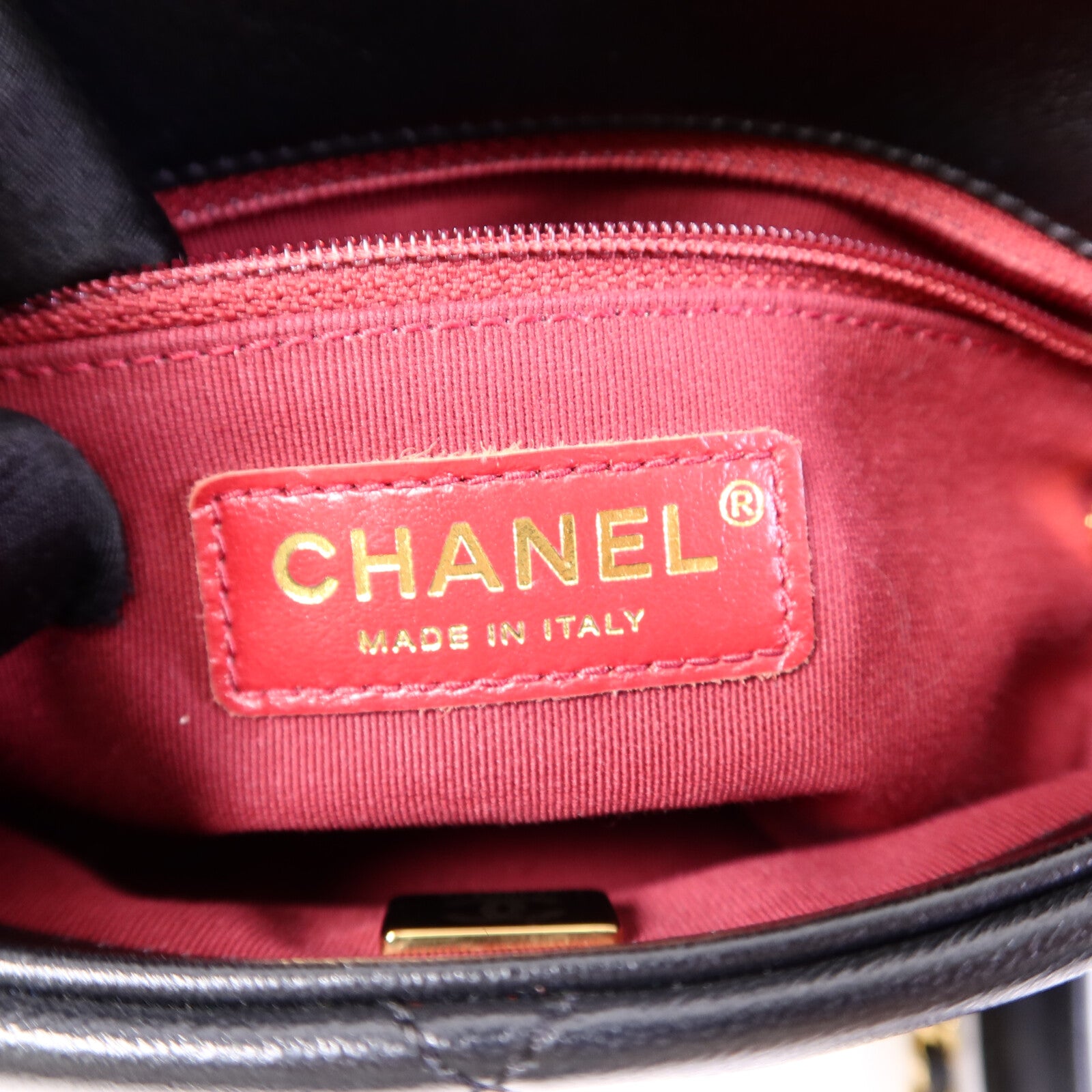 CHANEL 羊皮皮革Coco Mail Crossbody鏈帶肩背袋