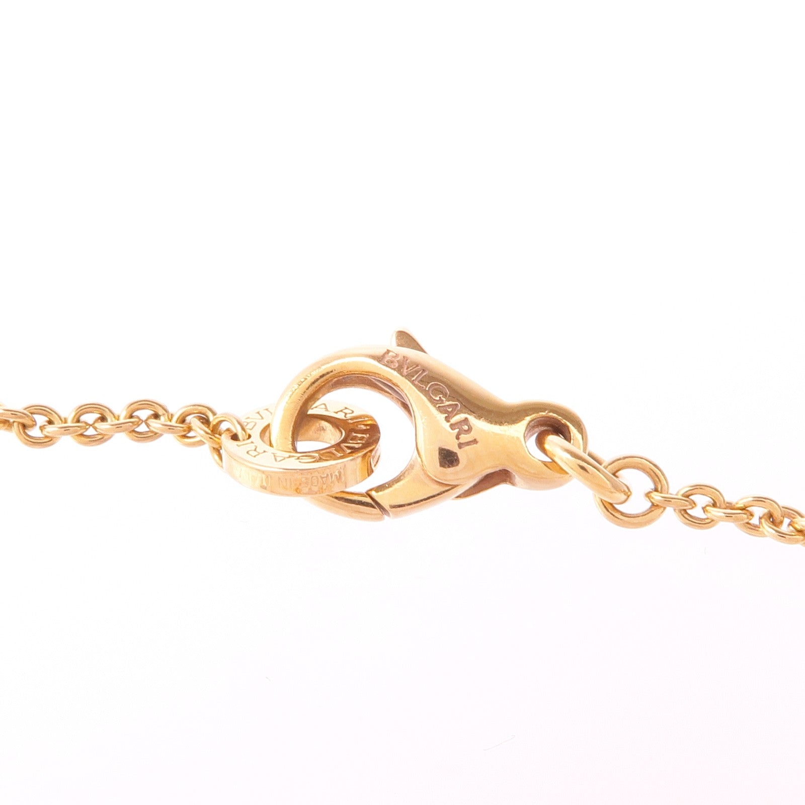 BVLGARI 18K玫瑰金/陶瓷B-Zero1 Necklace項鍊