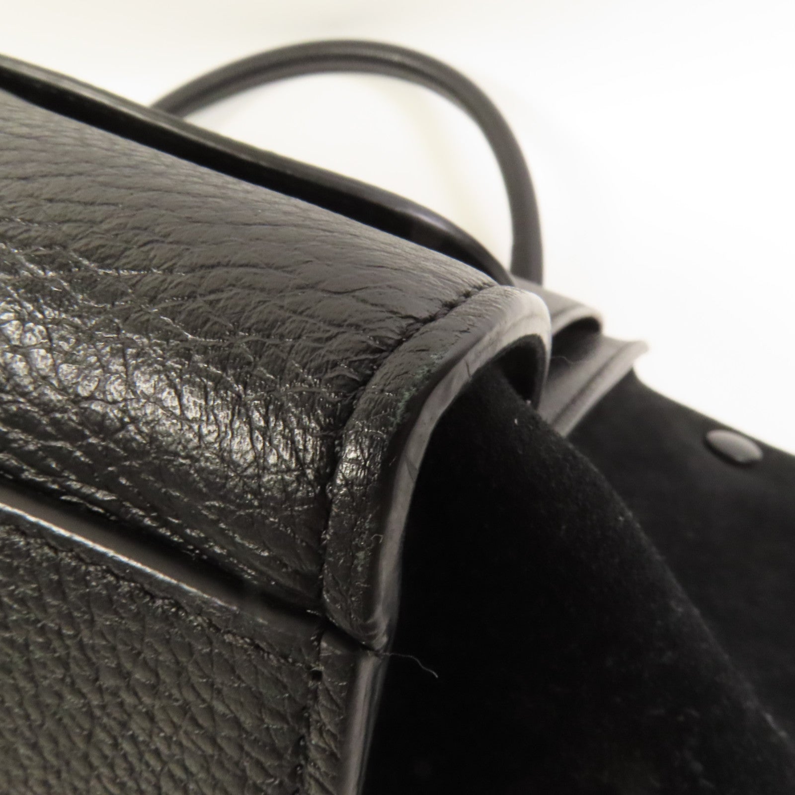 CELINE 【激減優惠】牛皮皮革Trapeze Medium銀扣手挽肩背兩用袋