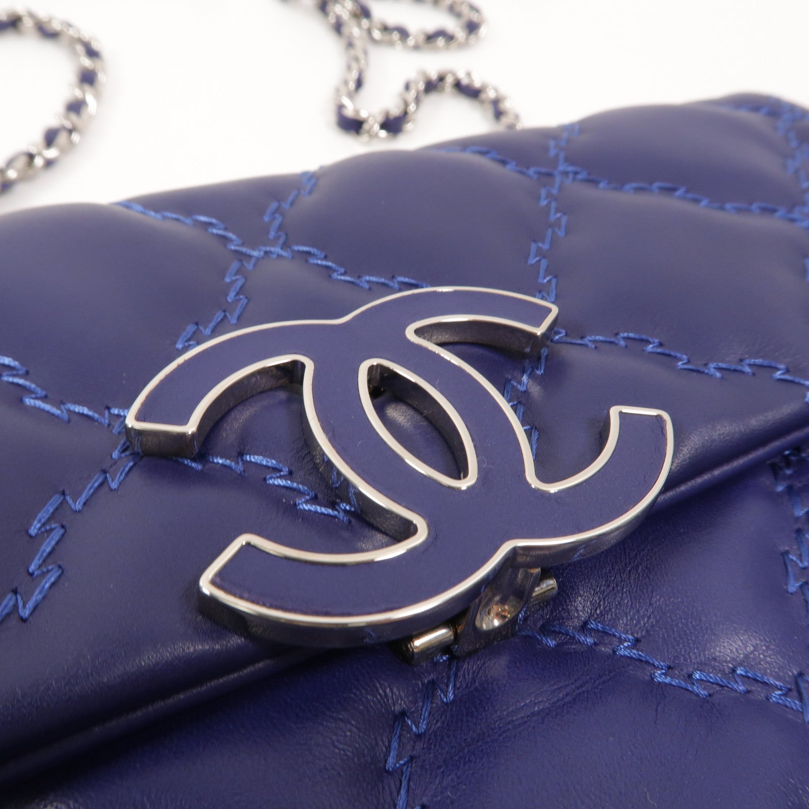 CHANEL 羊皮皮革Chain Shoulder鏈帶肩背袋