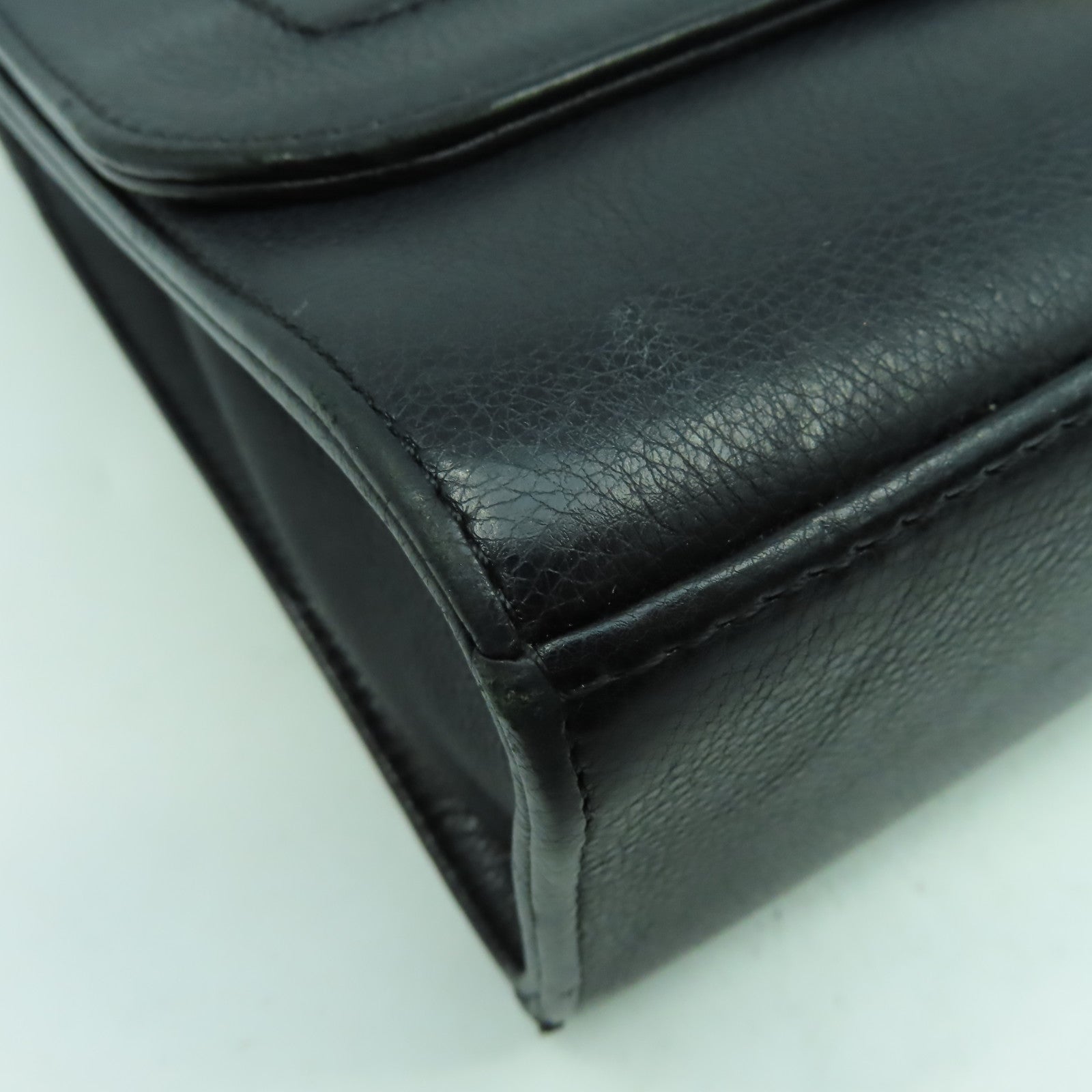 CHANEL 【激減優惠】菱格牛皮皮革Chain Shoulder Bag金扣手挽肩背兩用袋黑色