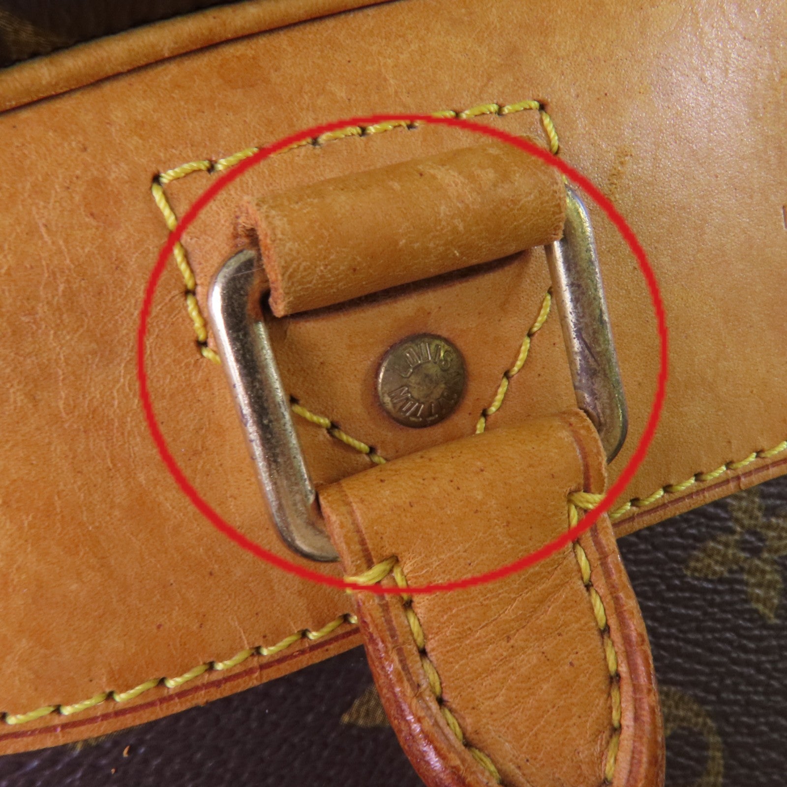 LOUIS VUITTON Monogram Evasion金扣手挽袋