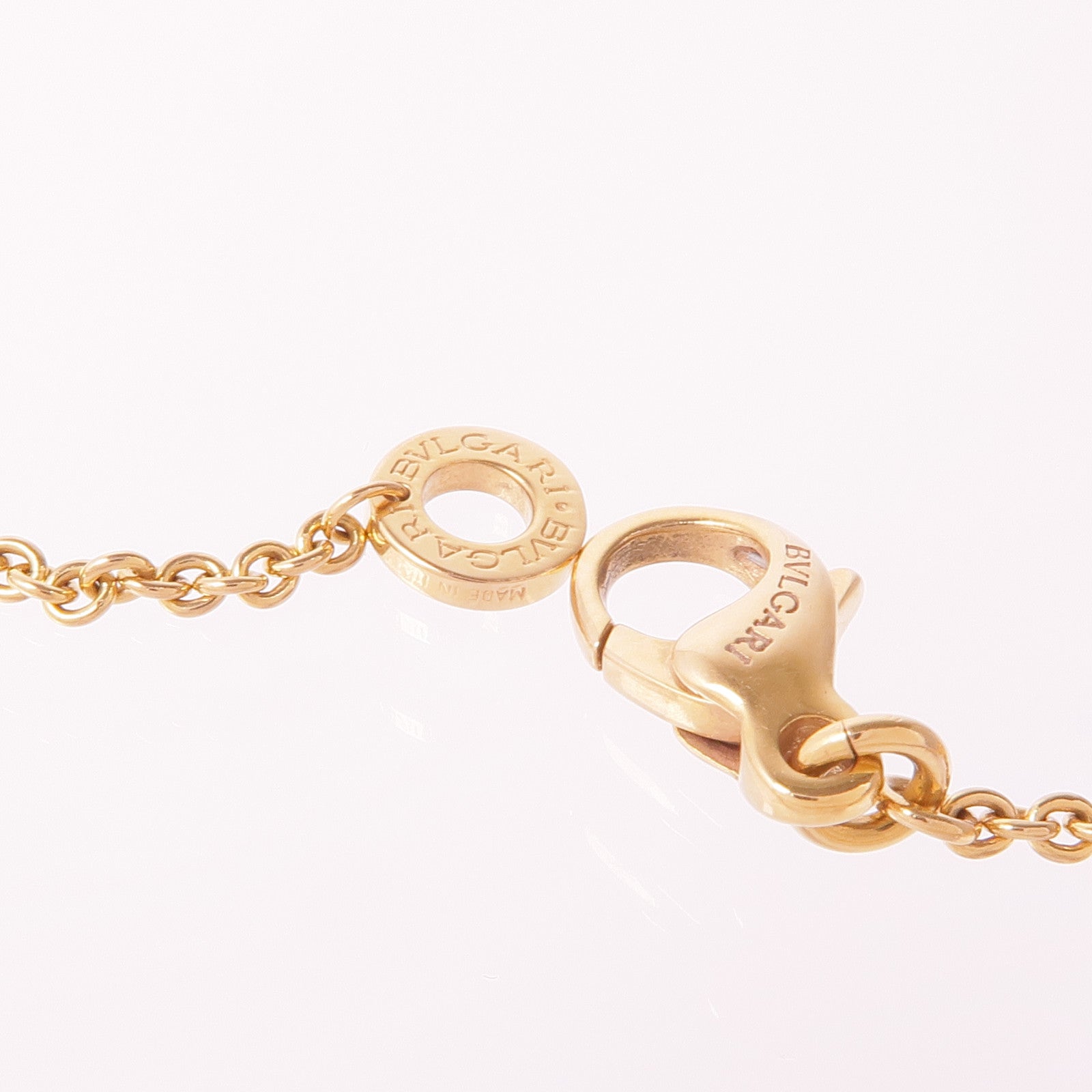 BVLGARI 18K玫瑰金/陶瓷B-Zero1 Necklace項鍊