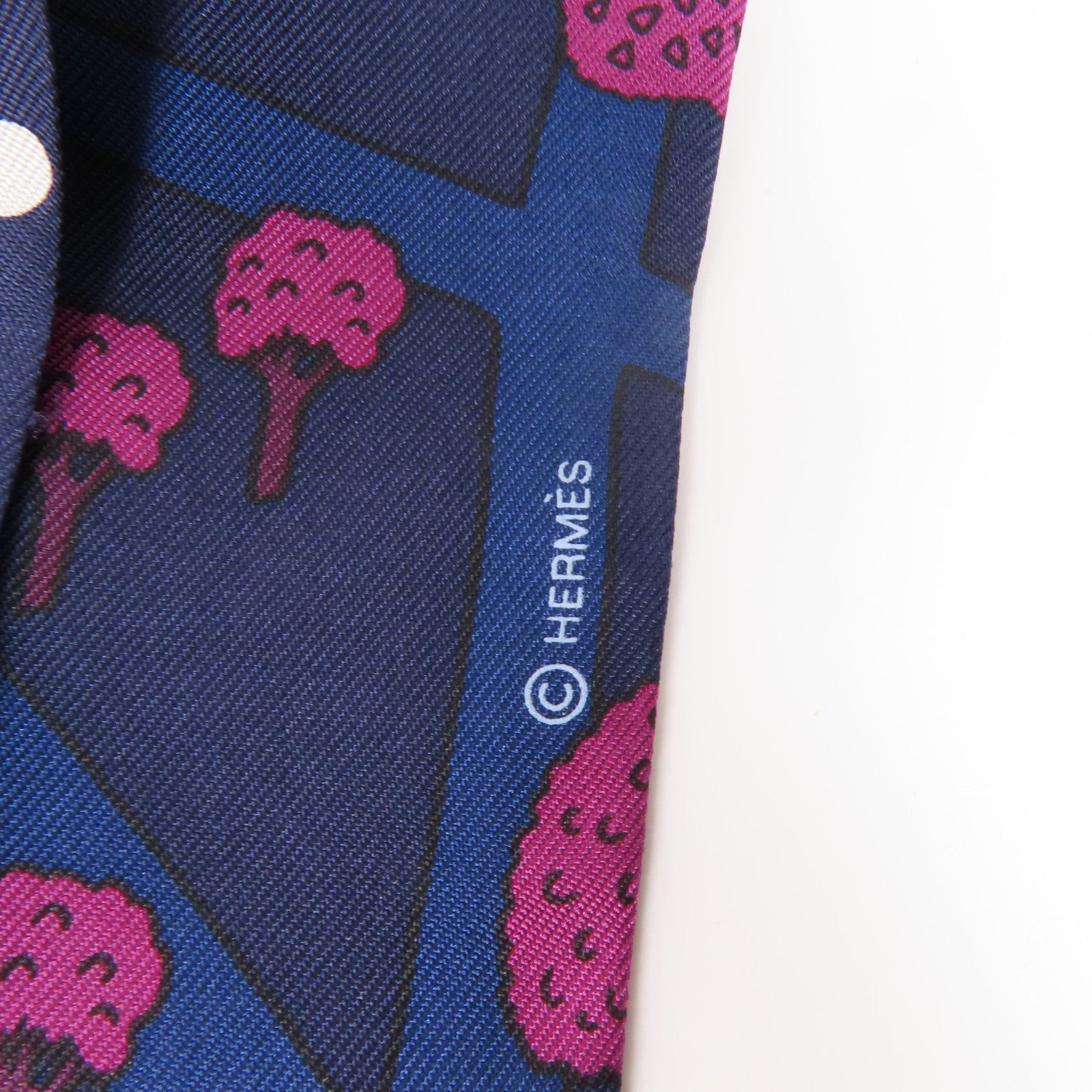 HERMES 絲質Twilly絲巾