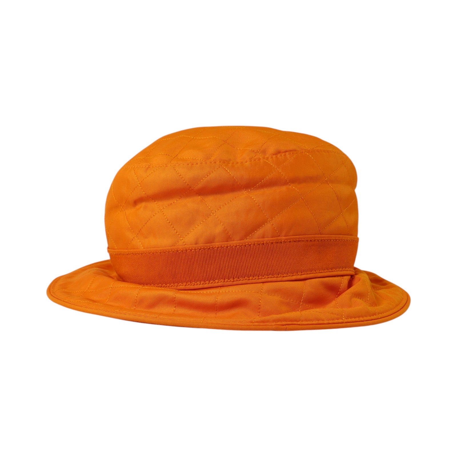 HERMES 聚酯質/尼龍Fred Quilted帽子Orange