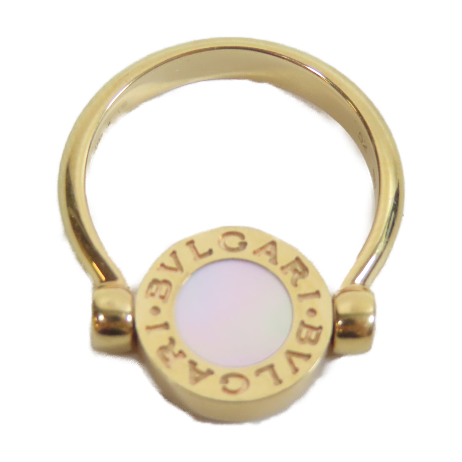 BVLGARI 【激減優惠】18K玫瑰金Flip Ring戒指#52/US#6